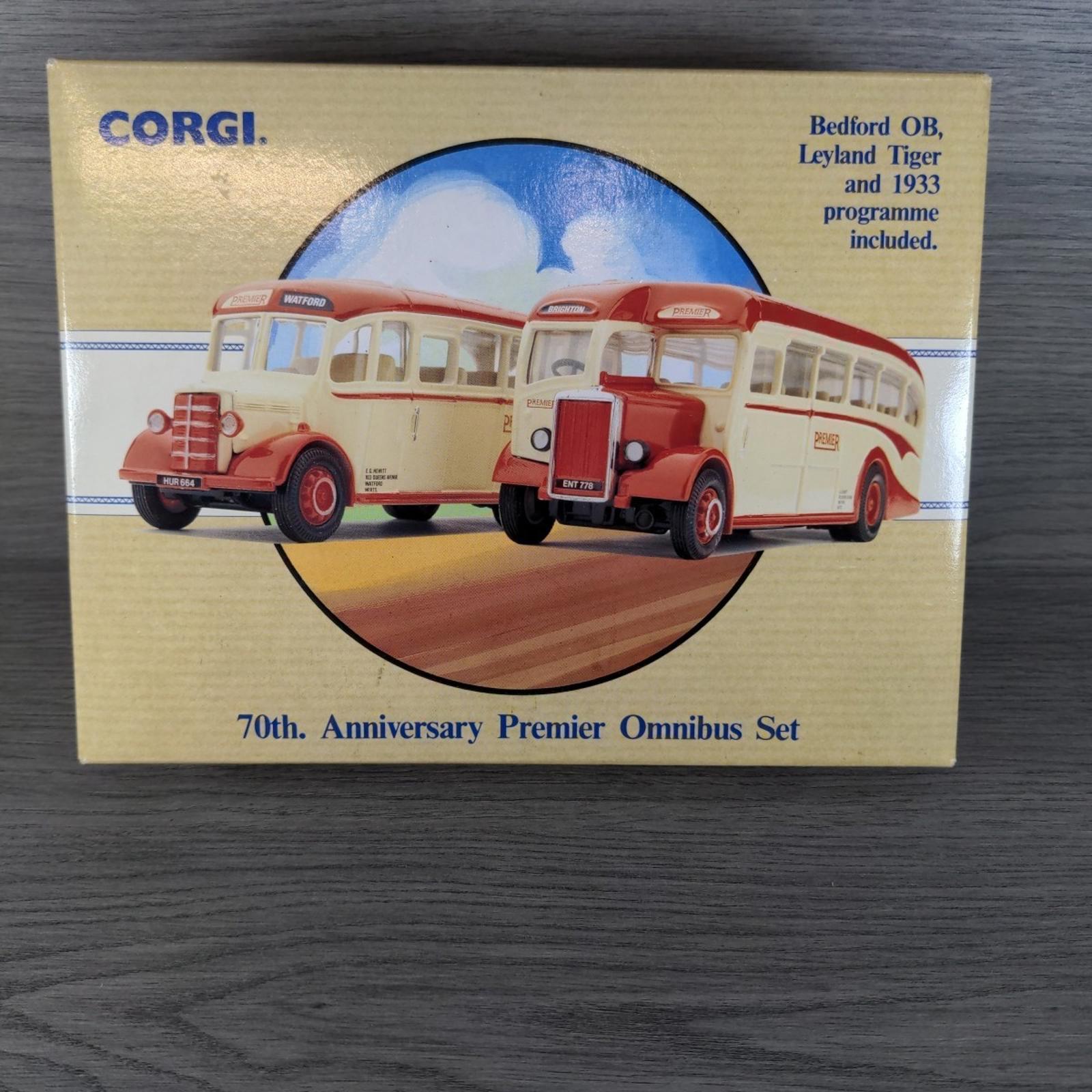 Corgi Cassic Commercials Bedford OB 97079  Leyland Tiger 70th Anniversary Set