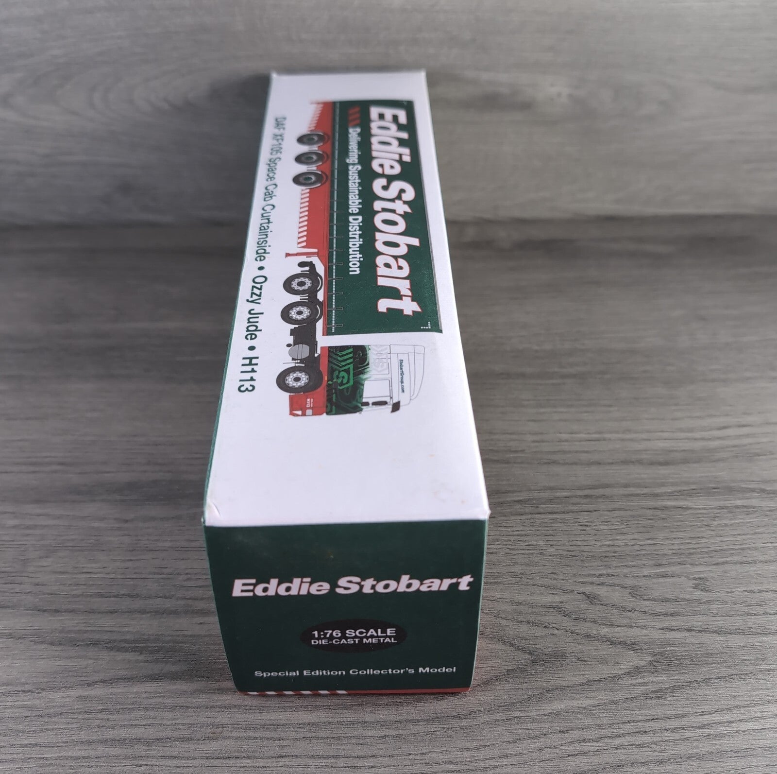 Atlas Editions Eddie Stobart DAF XF105 Space Cab Curtianside Ozzy Jude H113 1:76