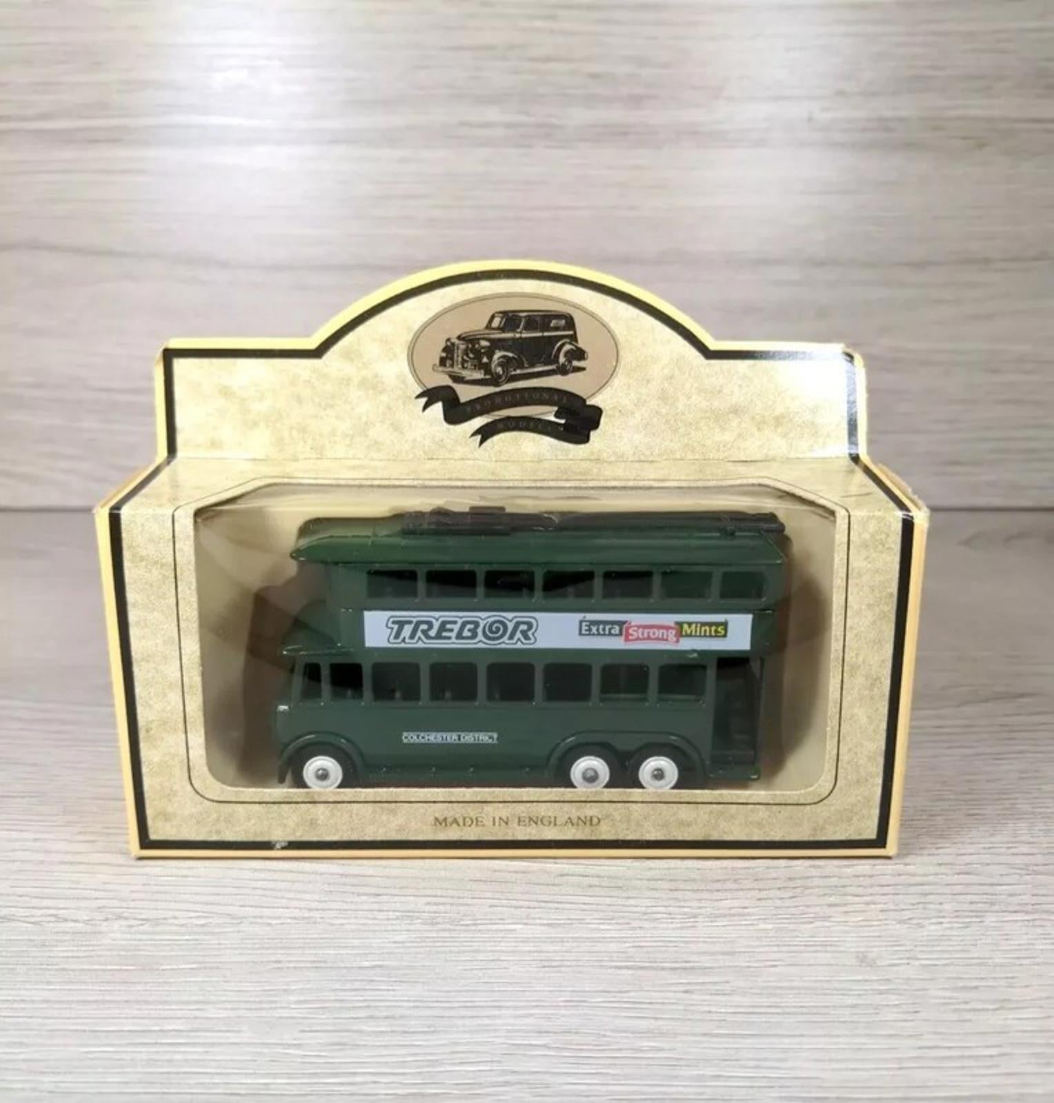 Lledo Promotional Models Trebor Extra Strong Mints Bus - Retrorama UK