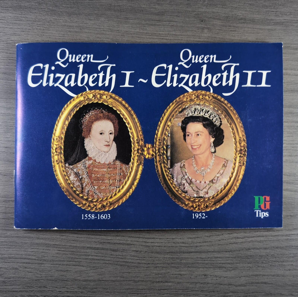 Brooke Bond Tea Picture Cards Album Queen Elizabeth I & II Complete Set