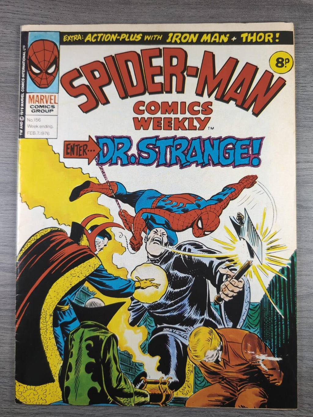 Spider-Man Comics Weekly No. 156 Marvel Comics UK 7th February 1976