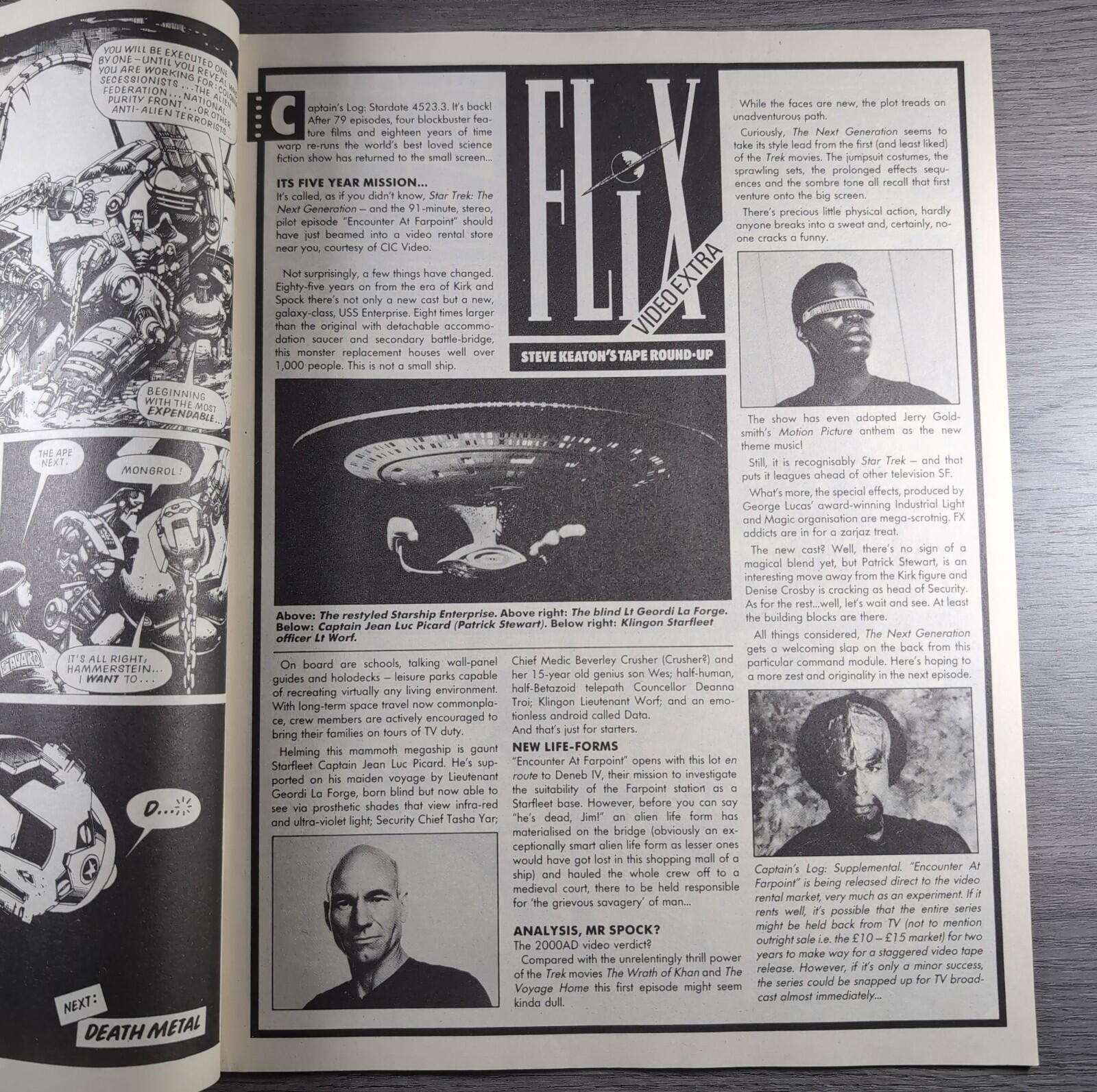 2000AD Prog 565  Featuring Judge Dredd 12th March 1988 Vintage Comic