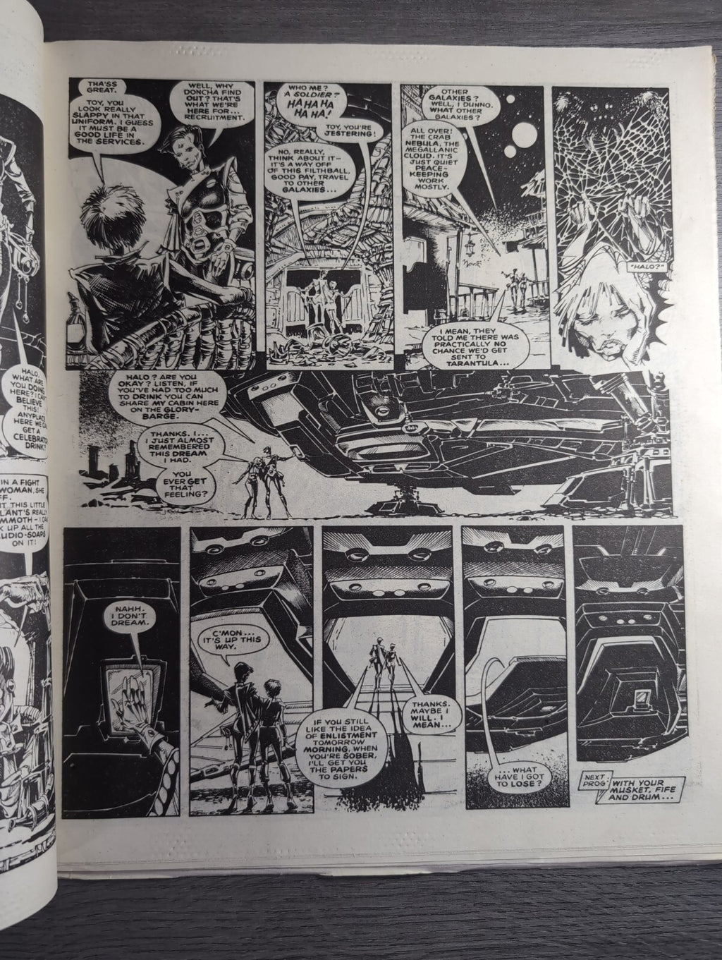 2000AD Prog 452 Featuring Judge Dread Comic 11th Jan 1986 Vintage Retro Comic