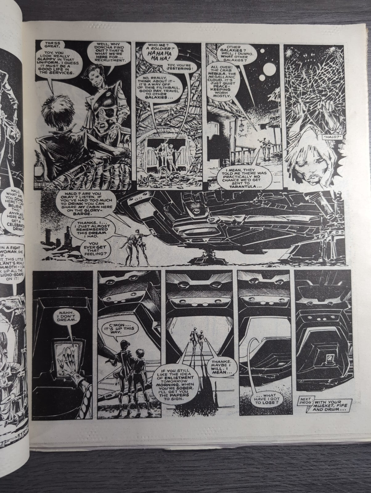2000AD Prog 452 Featuring Judge Dread Comic 11th Jan 1986 Vintage Retro Comic