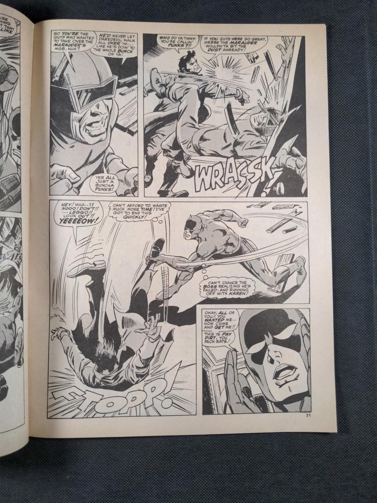 Mighty World of Marvel Issue No 122 February 1975 Vintage Marvel UK Comic