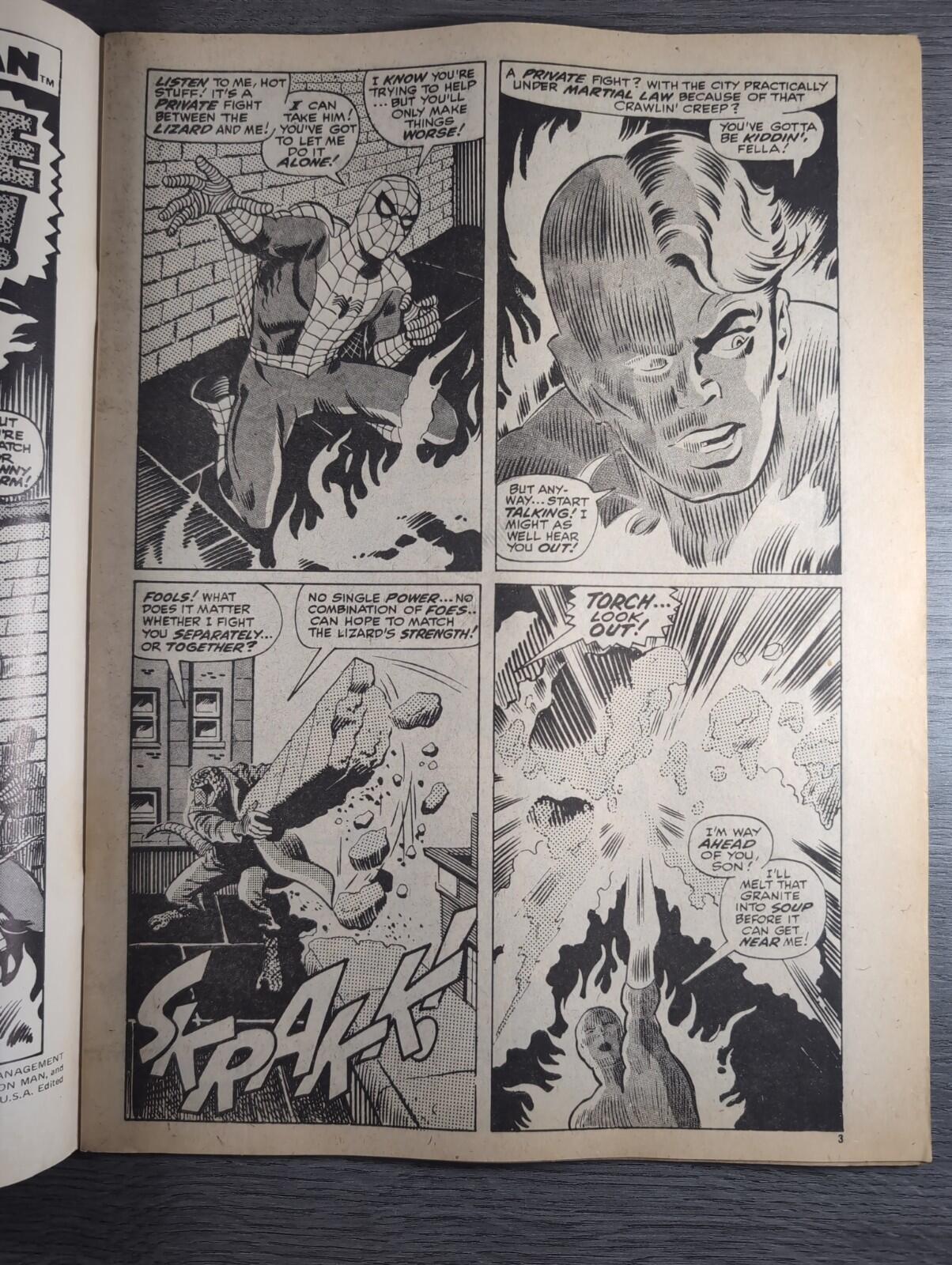 Spider-Man Comics Weekly No 94 Marvel Comics UK 30th November 1974 Vintage Comic