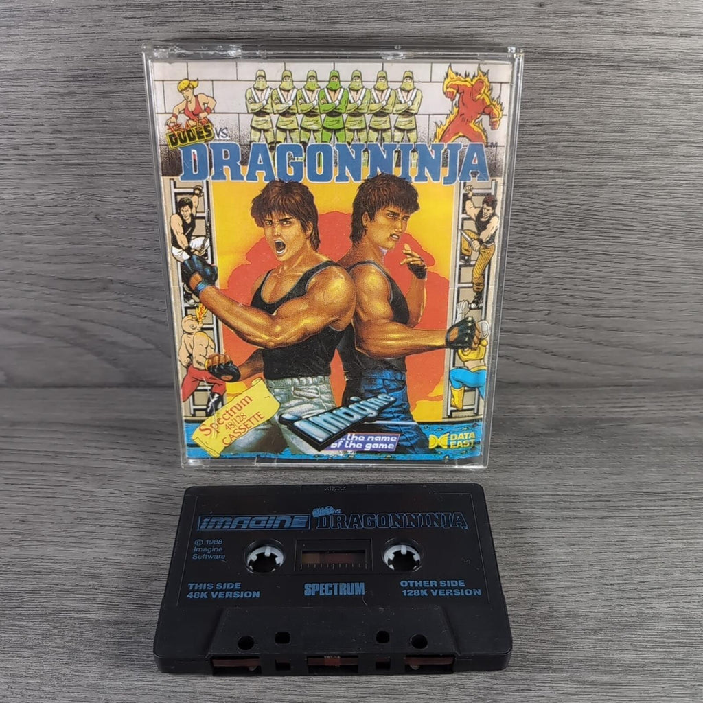 Dragon Ninja  ZX Spectrum 48/128K Game Cassette Tested & Working