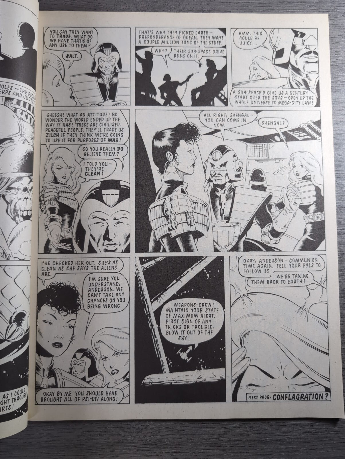 2000AD Prog 608 Featuring Judge Dread Comic 7th Jan 1989 Vintage Retro Comic