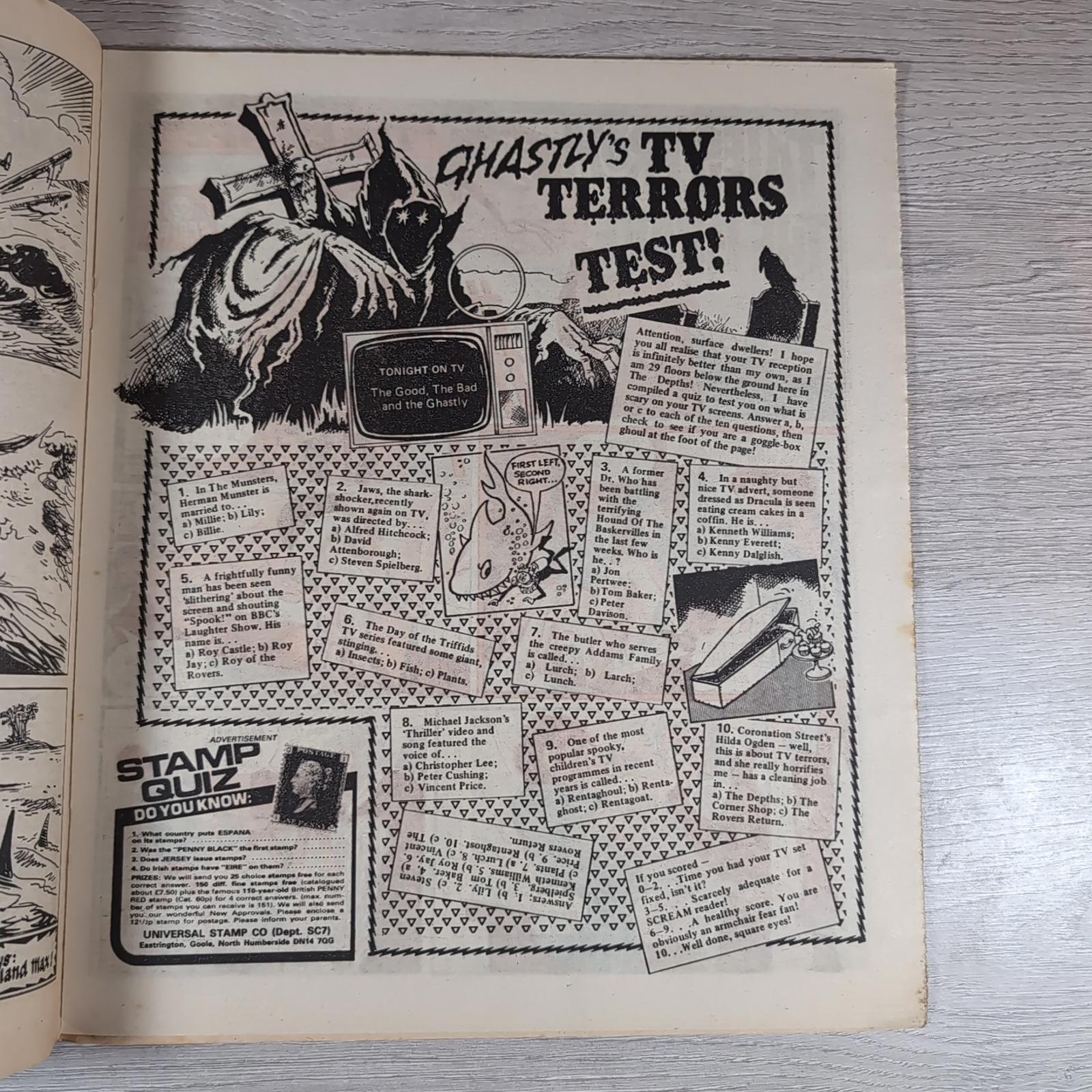 Scream! Comic Issue Number 12 9th June 1984