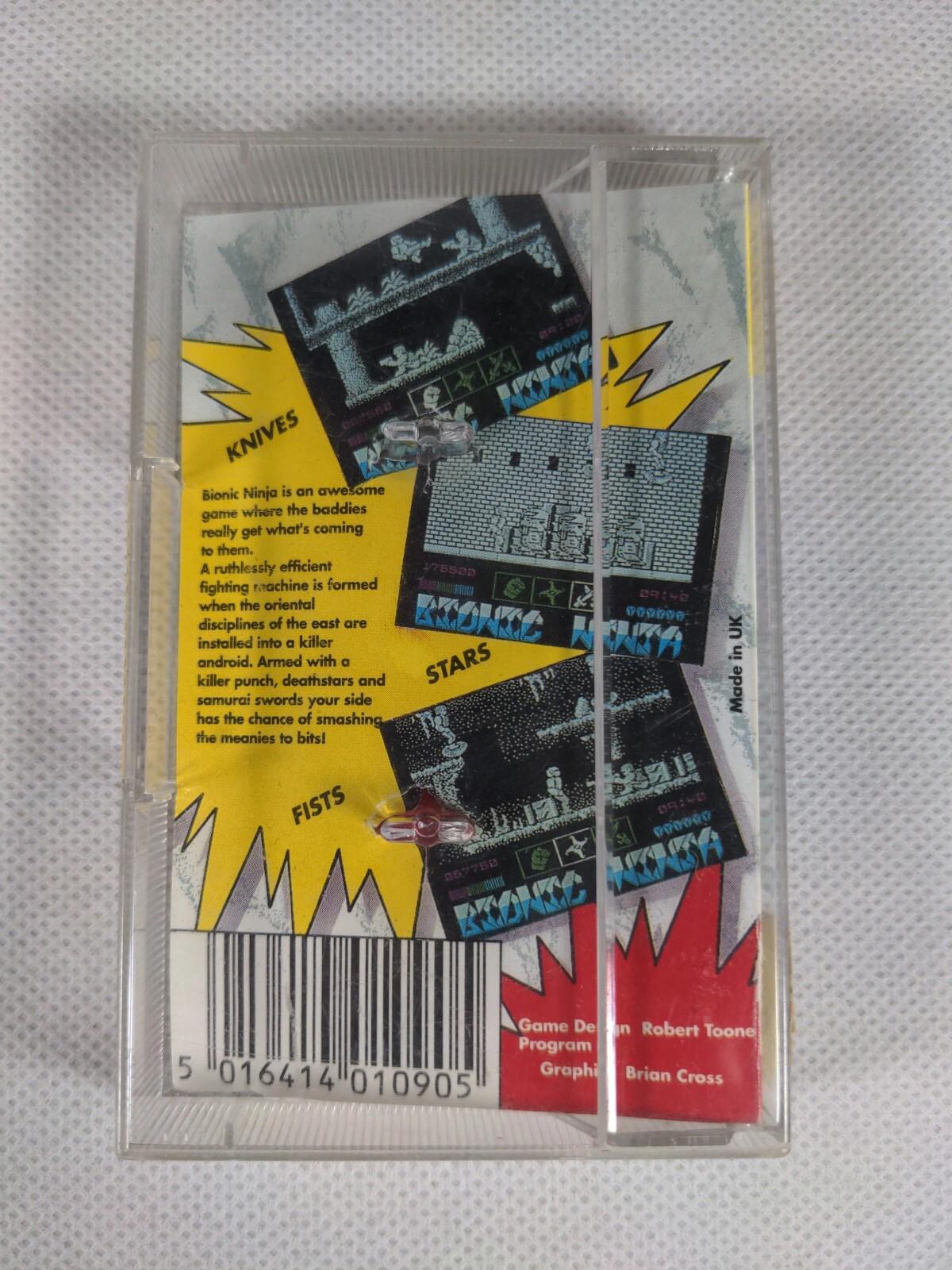 Bionic Ninja ZX Spectrum 48K 128K Game Cassette Tested & Working