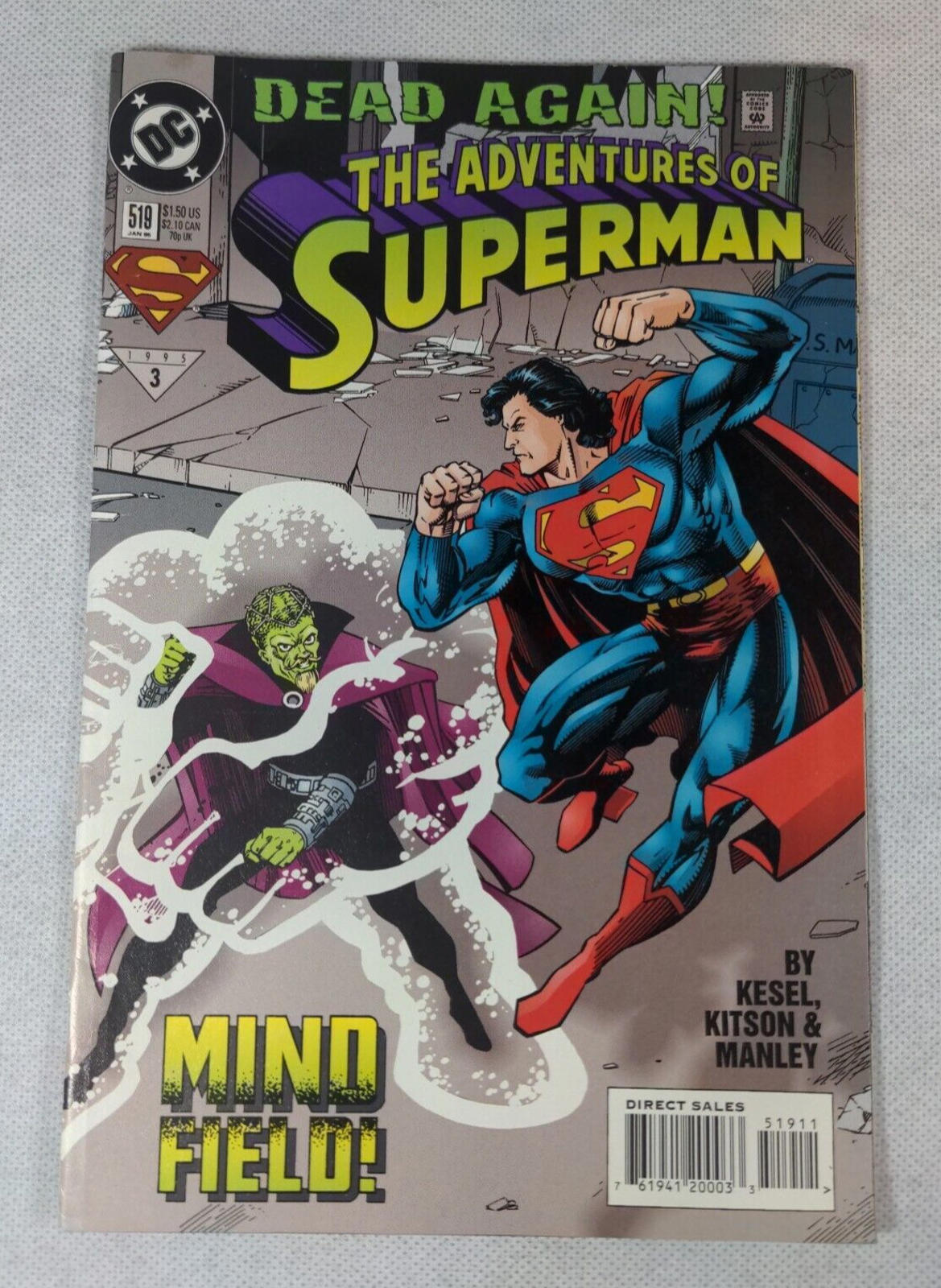 DC Comics Superman #519 January 1995 Vintage Comic - Retrorama UK