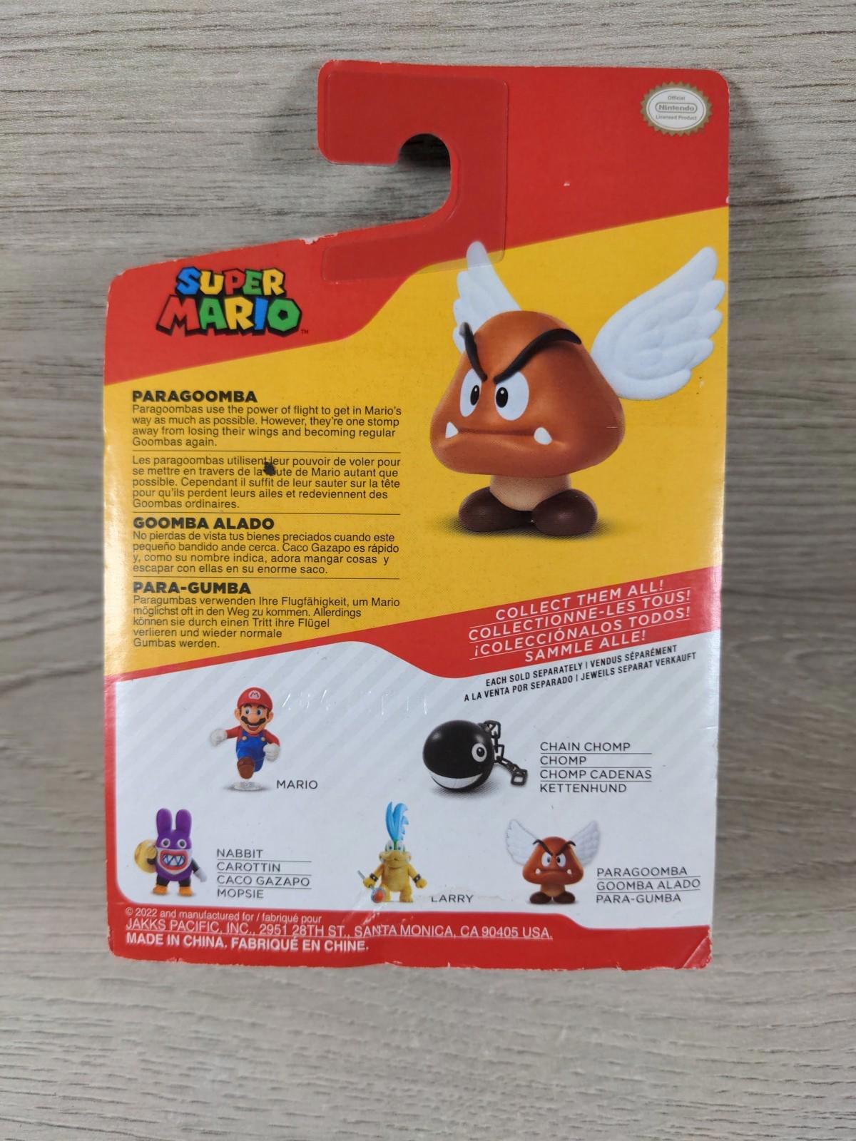 Super Mario Paragoomba Mini Action Figure Jakks Pacific - Factory Sealed Pack