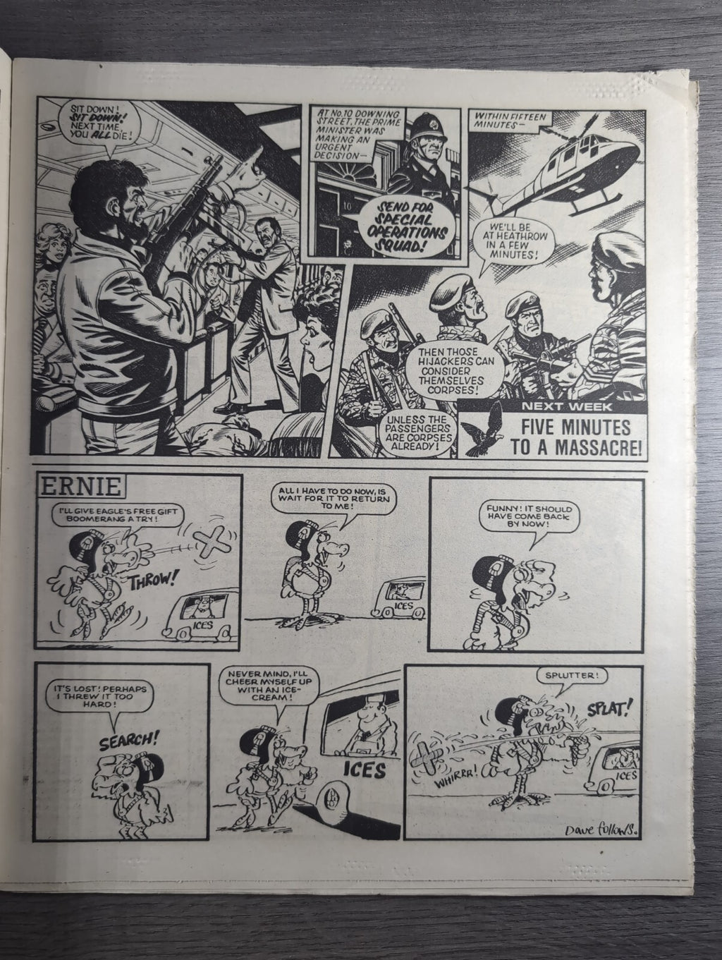 Eagle Comic Issue No. 205 22nd Feb 1988 Vintage Retro UK Comic