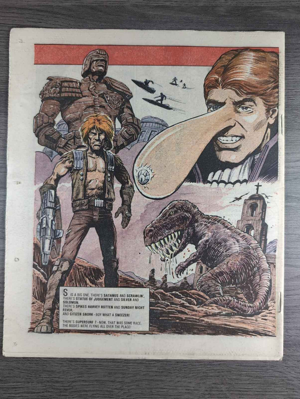 2000AD Prog 509 Featuring Judge Dread Comic 14th Feb 1987 Vintage Retro Comic