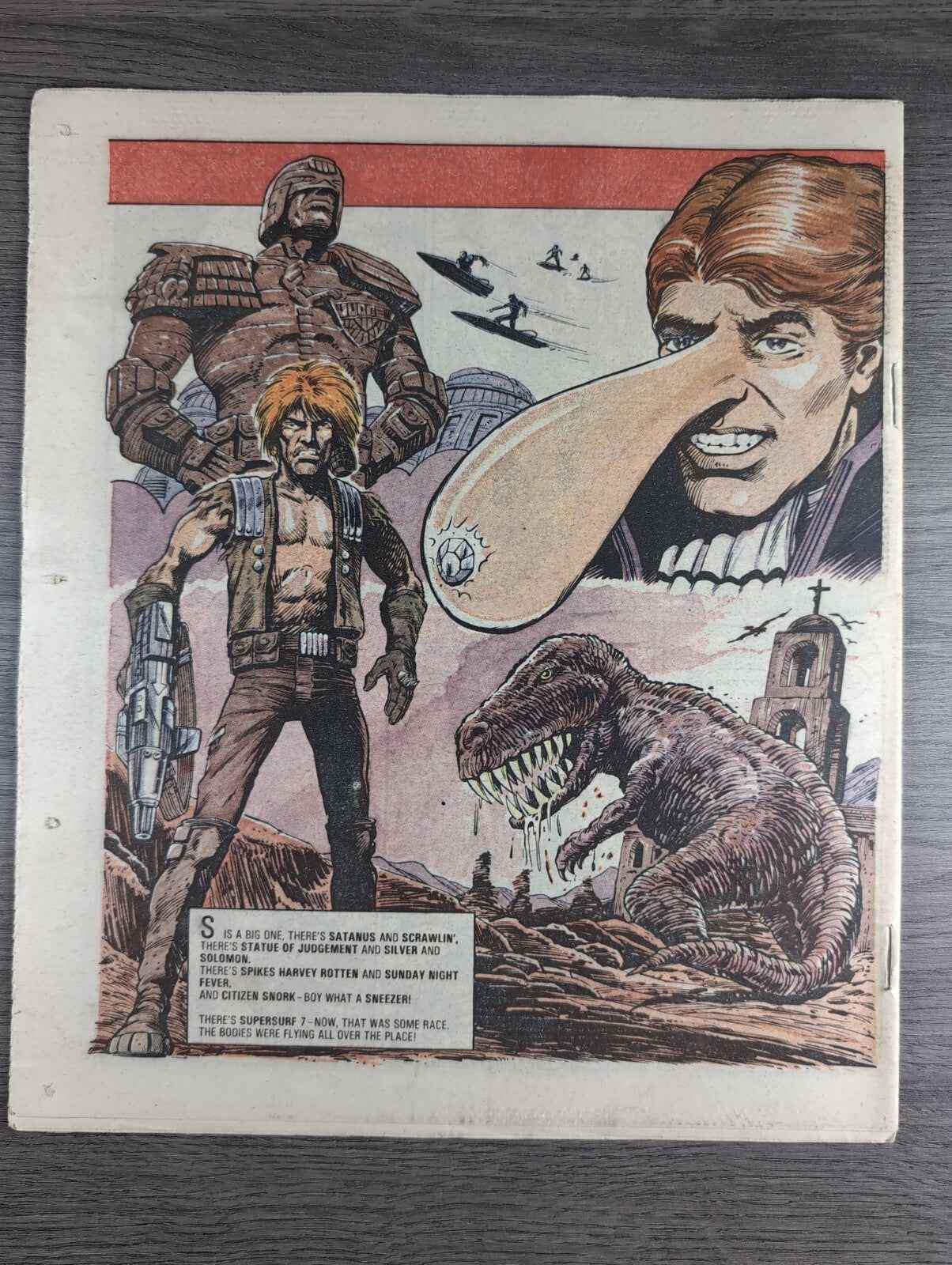 2000AD Prog 509 Featuring Judge Dread Comic 14th Feb 1987 Vintage Retro Comic