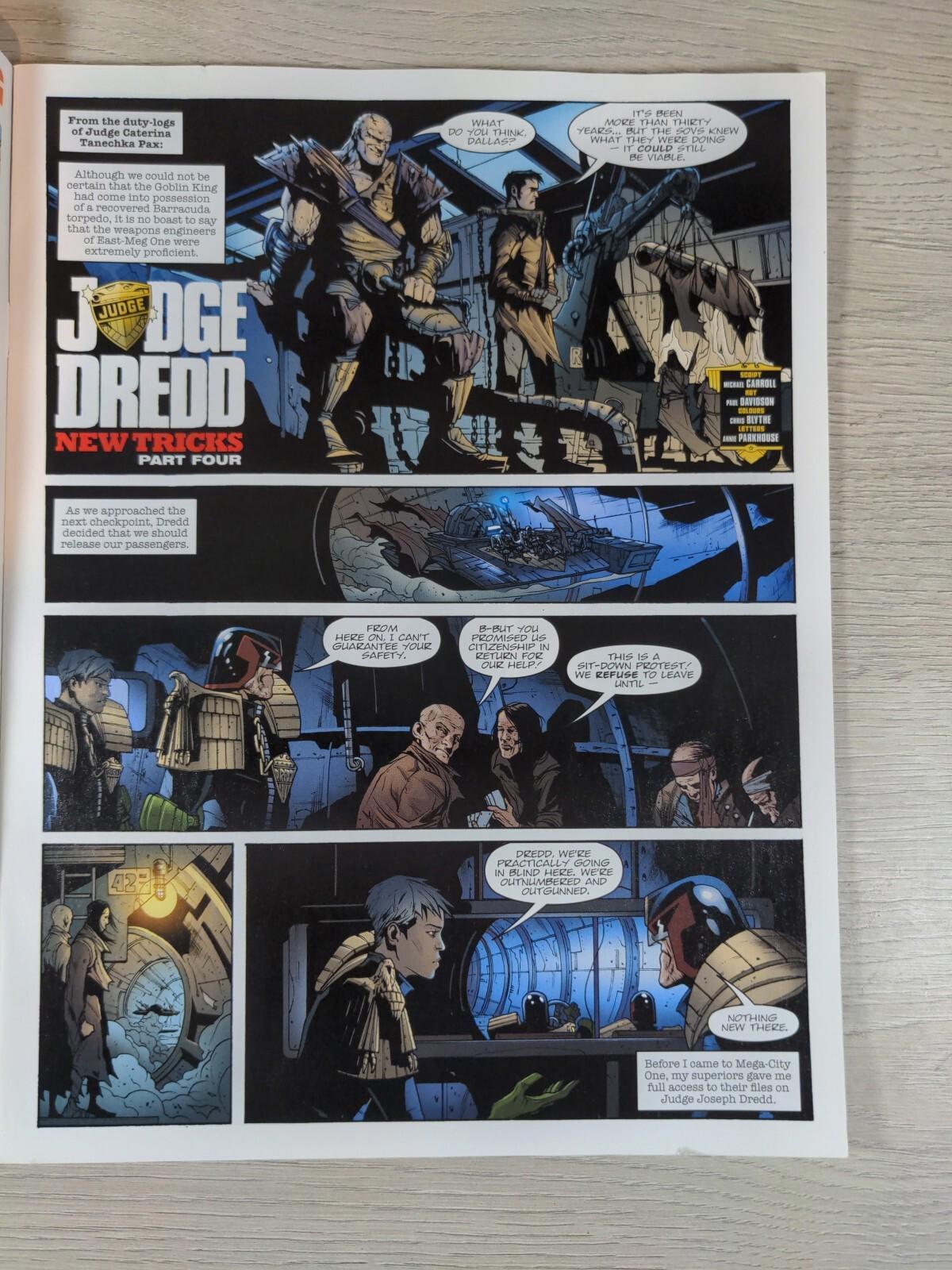 2000AD Comic King Of The Wild Frontier! Prog 1853 Date 9th October 2013 - Retrorama UK