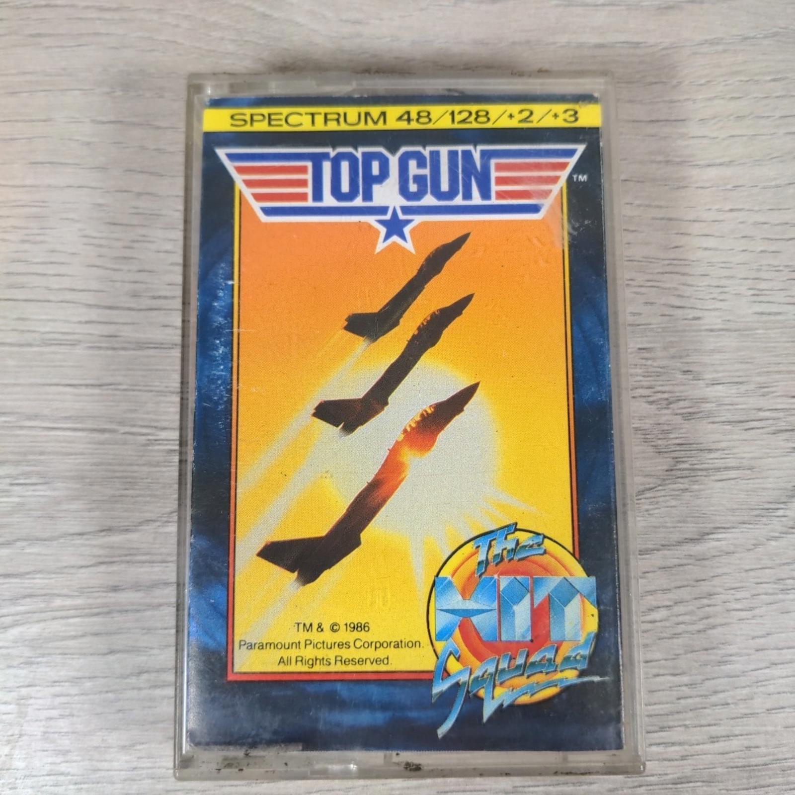 Top Gun ZX Spectrum 48/128K Game Cassette The Hit Squad Tested & Working