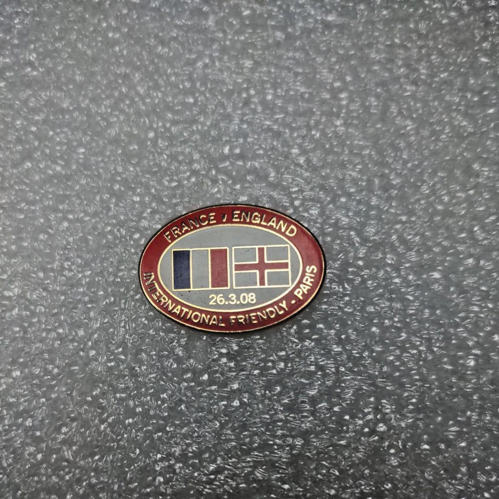 France V England International Friendly Paris 2006 Enamel Pin Badge - Retrorama UK