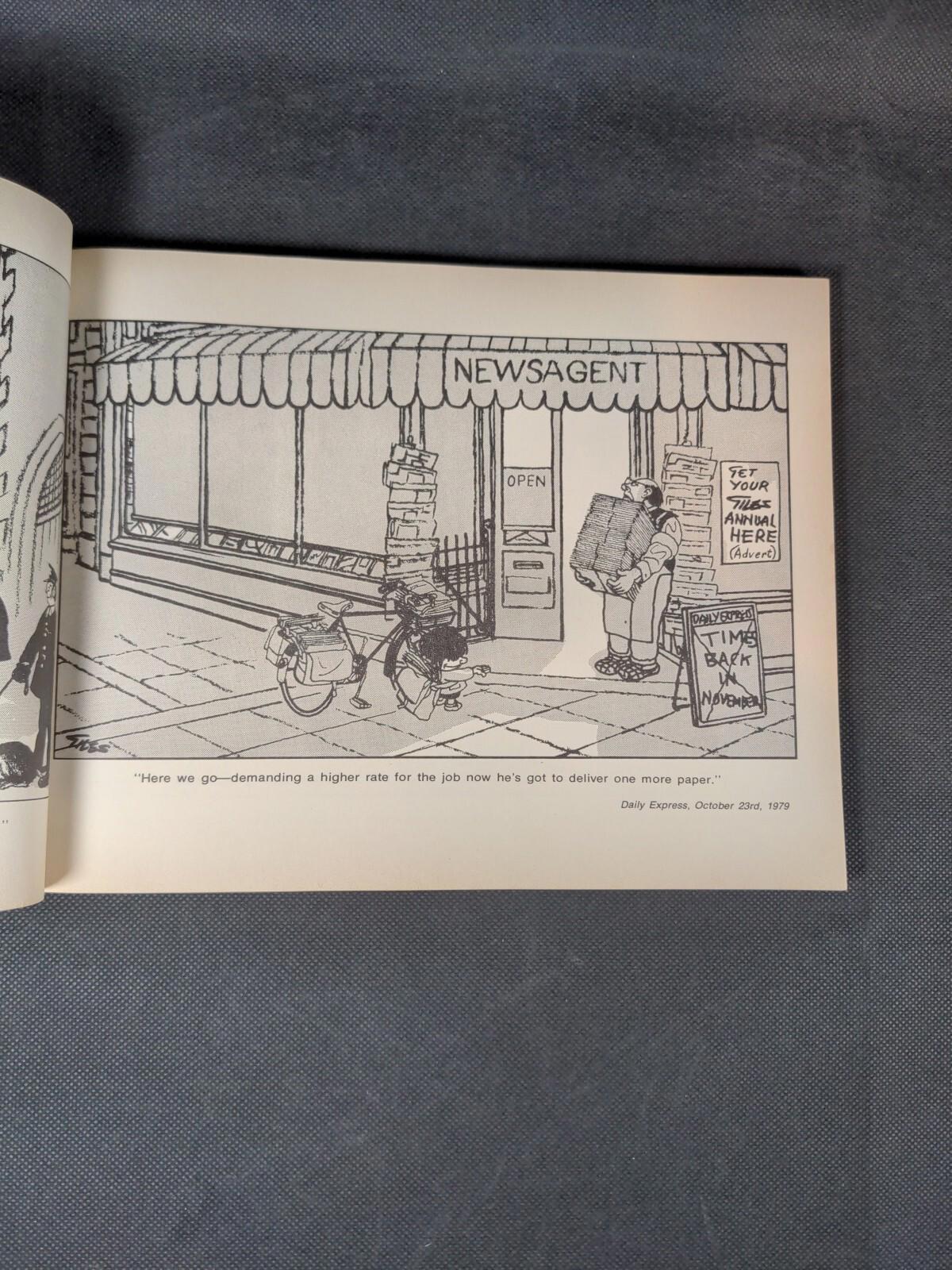 Giles Annual  1980  Thirty-Fourth Series 1980 Vintage Cartoon Book Clipped