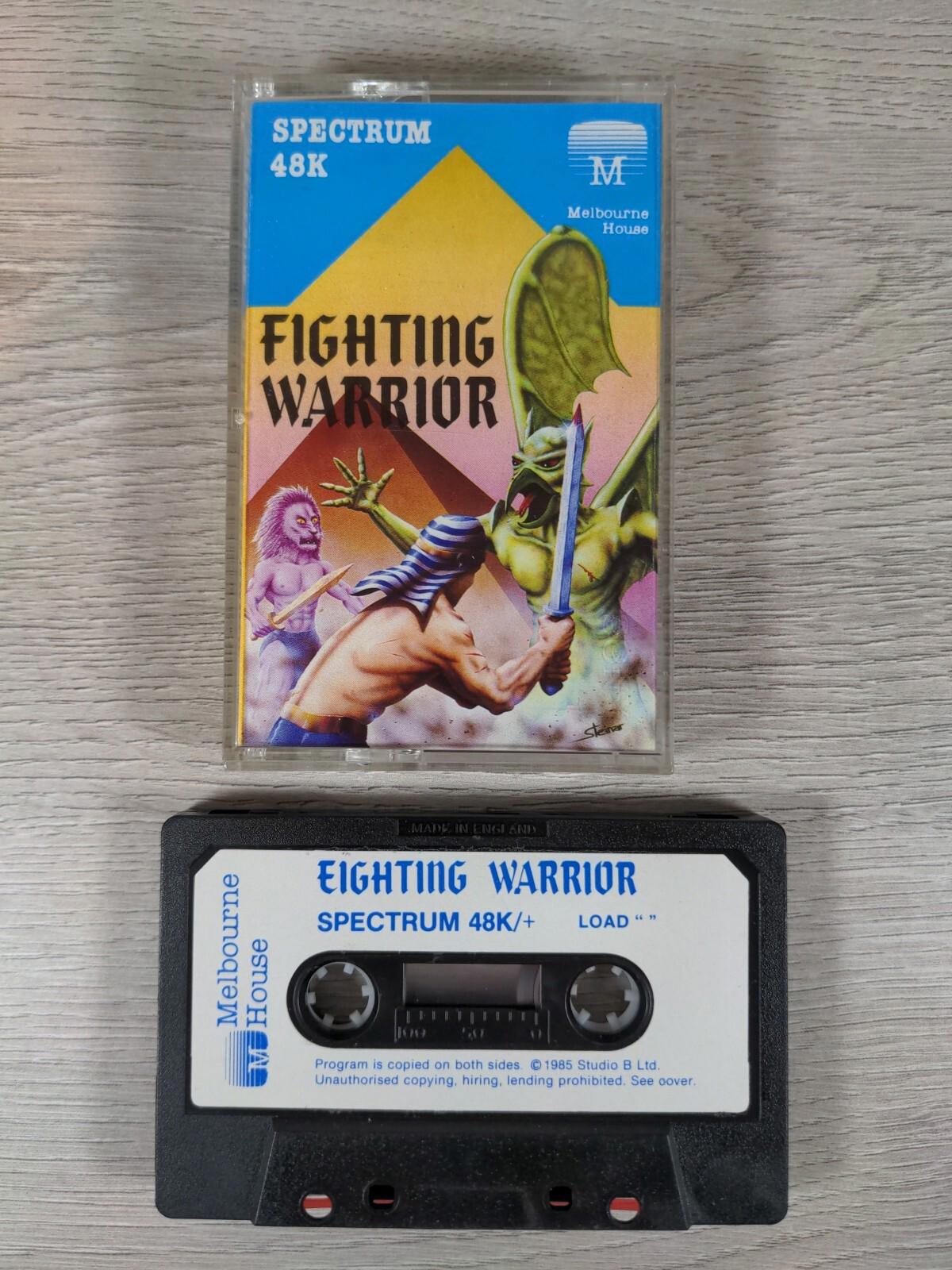 Fighting Warrior ZX Spectrum 48K Video Game Cassette Tested & Working