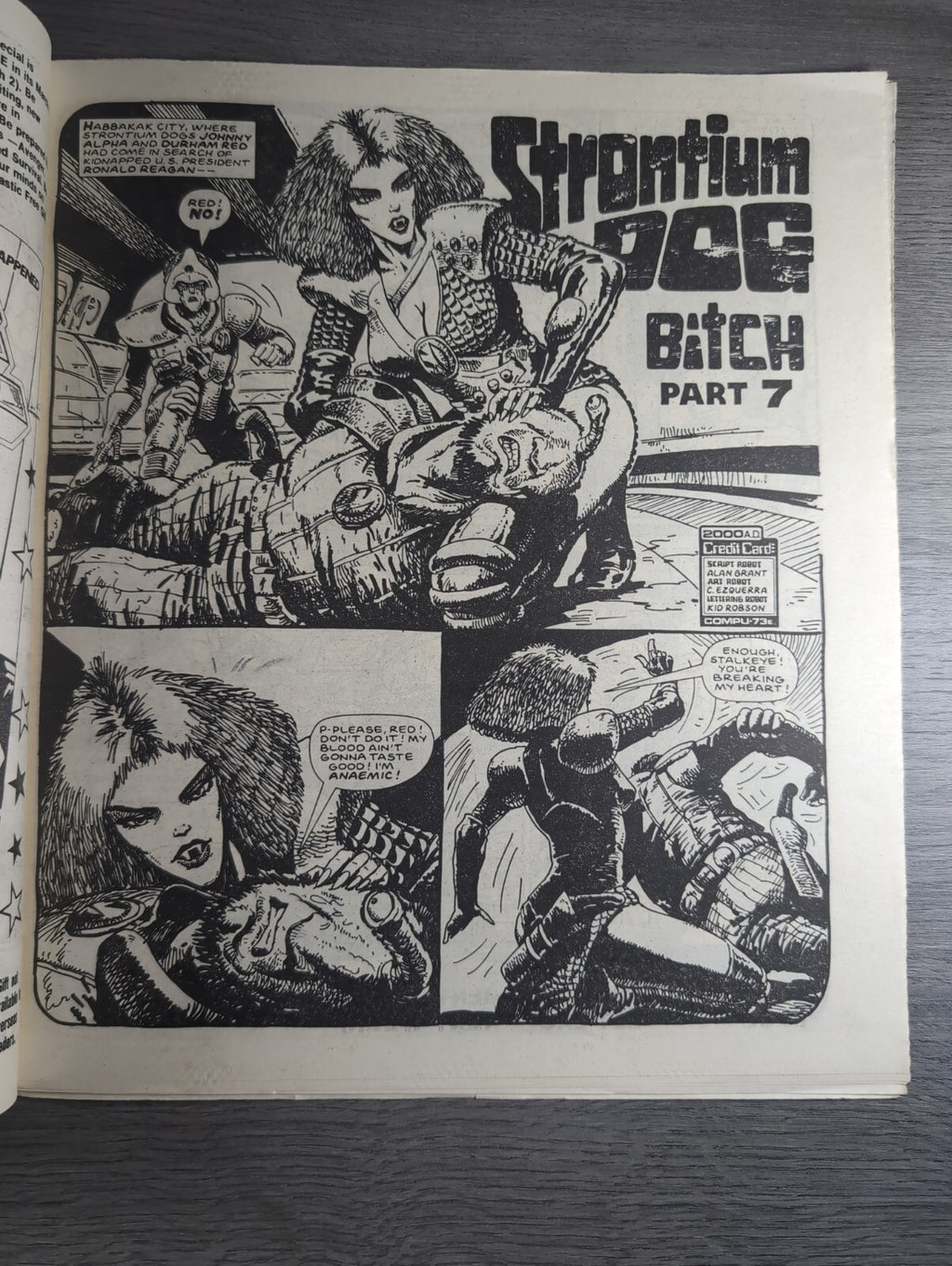 2000AD Prog 511 Featuring Judge Dread Comic 28 Feb 1987 Vintage Retro Comic