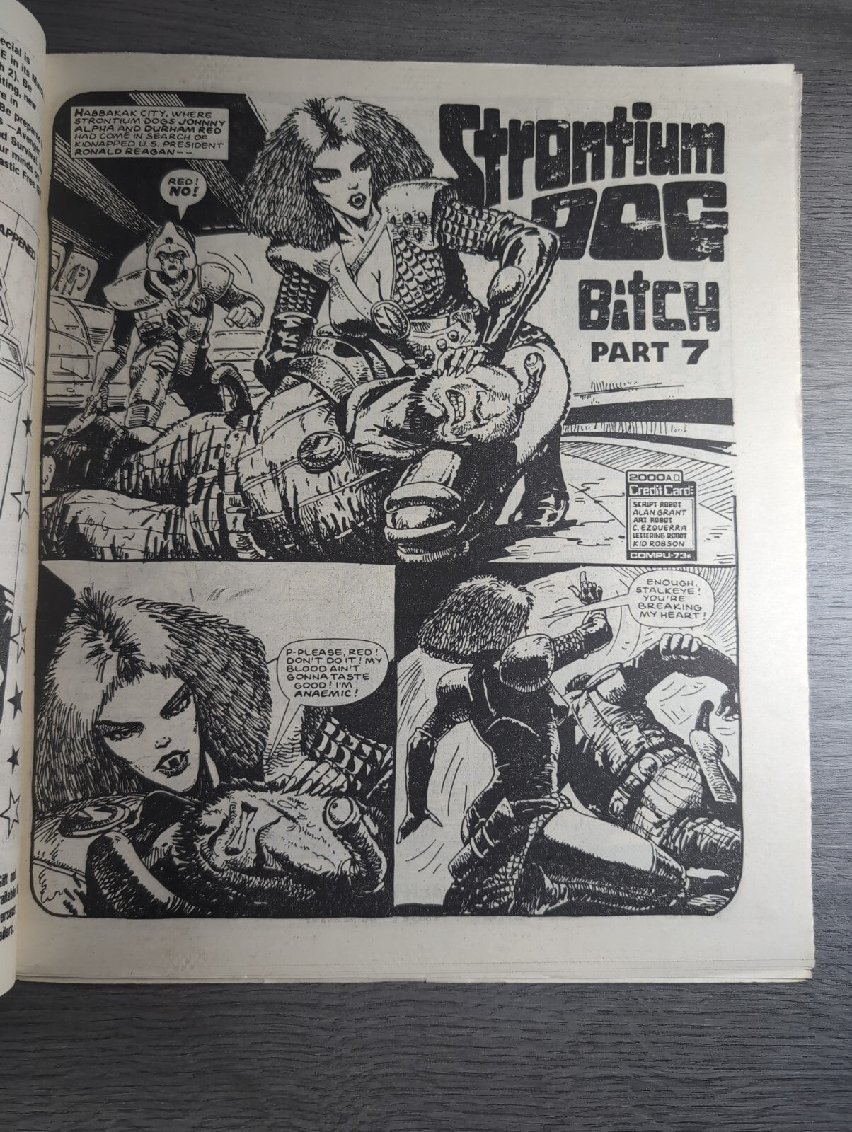 2000AD Prog 511 Featuring Judge Dread Comic 28 Feb 1987 Vintage Retro Comic
