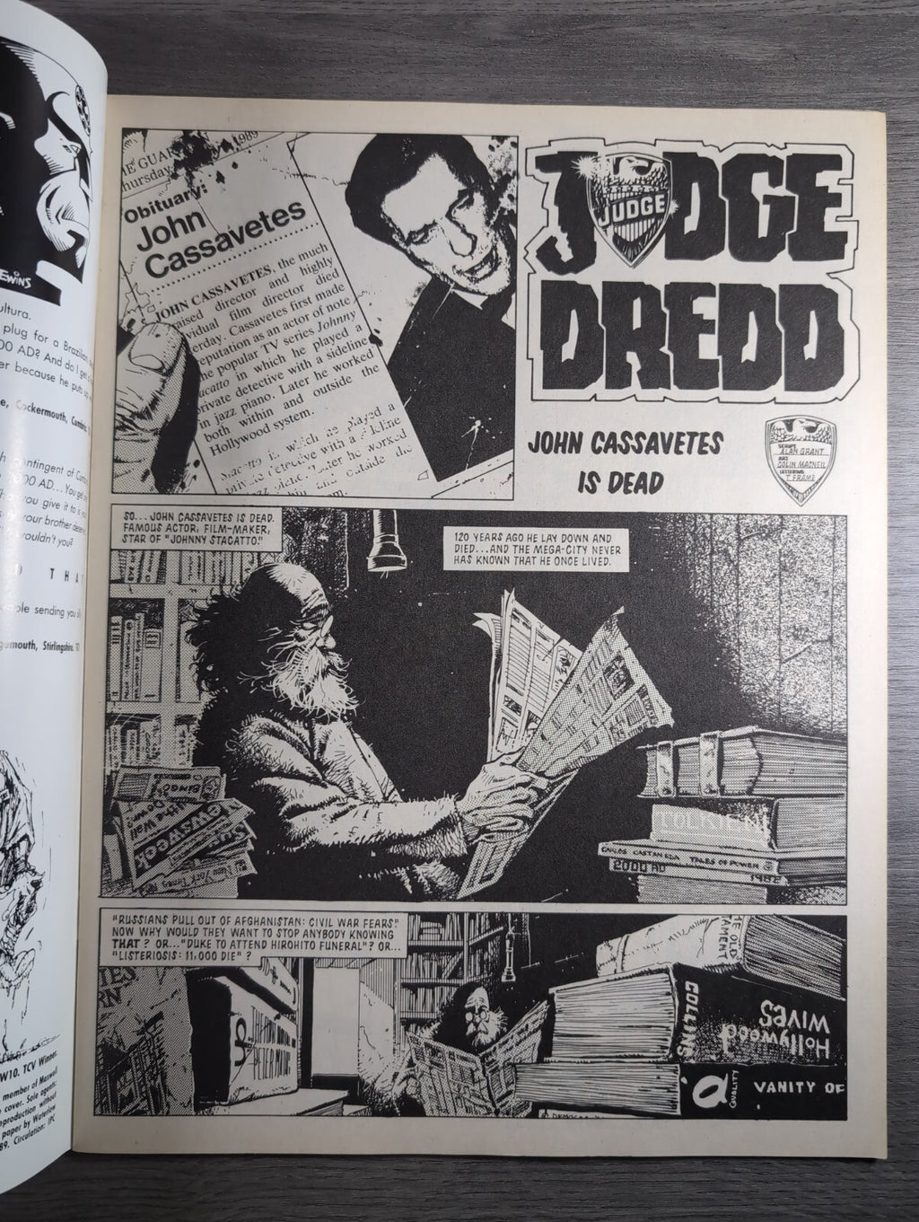 2000AD Prog 627 Featuring Judge Dread Comic 20th May 1989 Vintage Retro Comic
