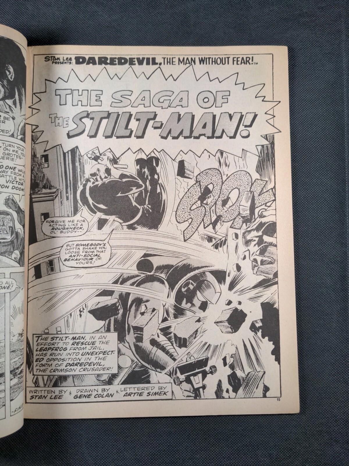 Mighty World of Marvel Comic Issue No 116 December 1974 Marvel UK Vintage Comic