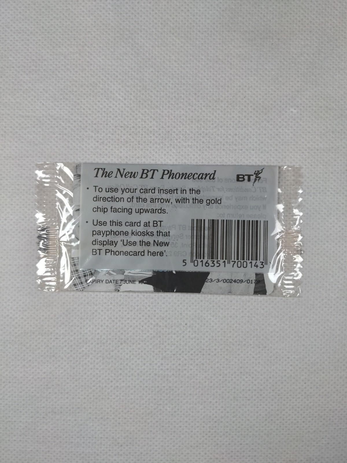 BT Phone Card GAP Store £5 Unused Vintage Chip Phonecard Unopened Sealed - Retrorama UK