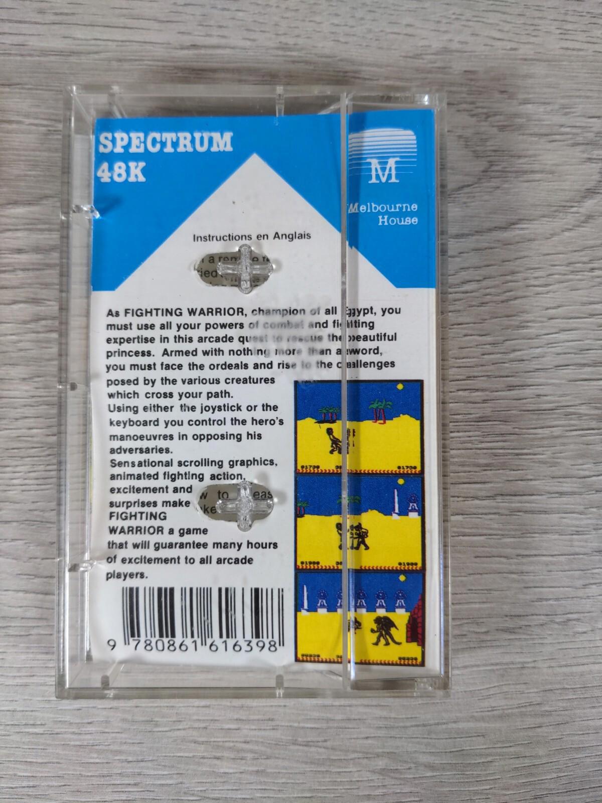 Fighting Warrior ZX Spectrum 48K Video Game Cassette Tested & Working