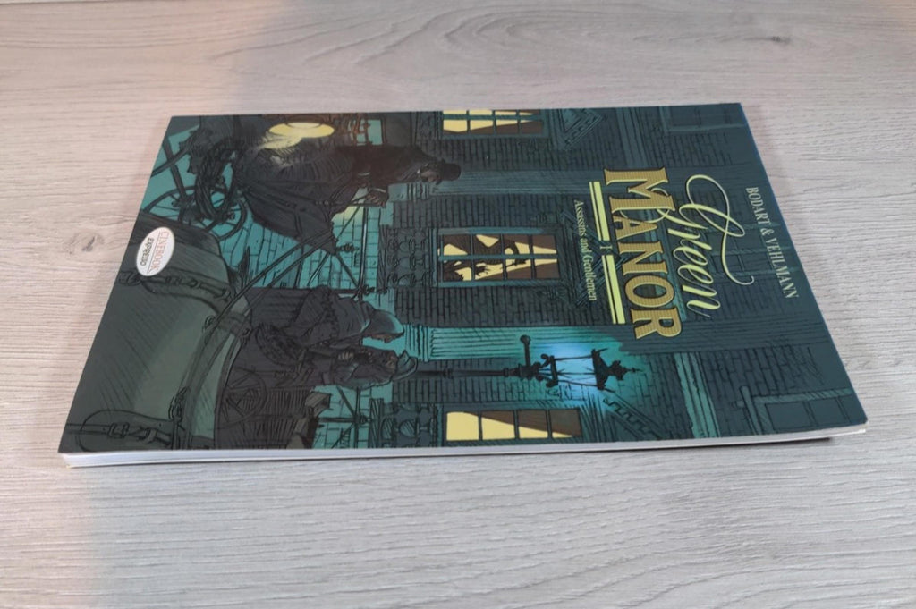 Green Manor Vol 1 Assassins and Gentlemen Bodart & Vehlamann Cinebook Espresso - Retrorama UK
