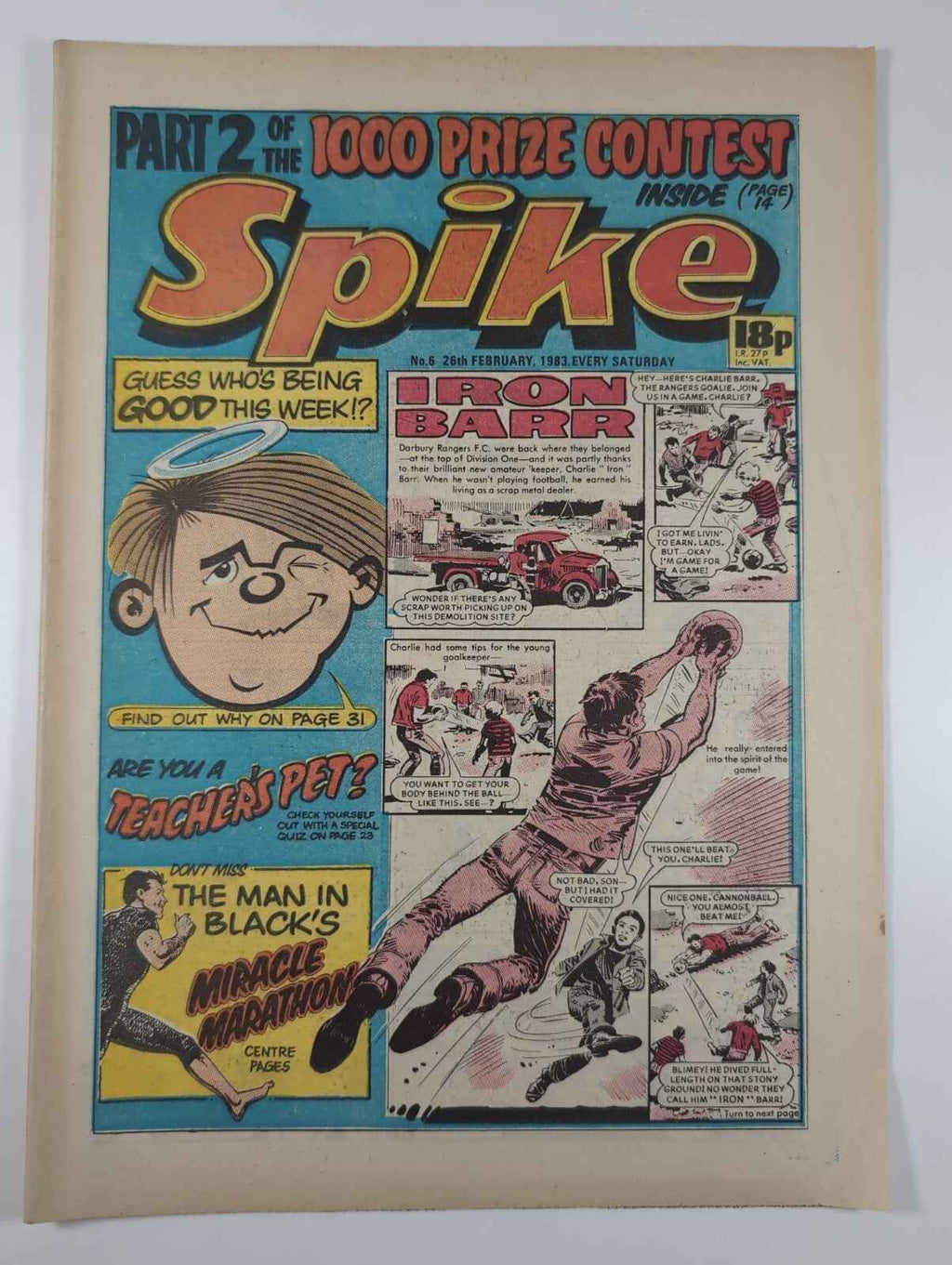 Spike Comic Issue No.5 Feb 19th 1983 D.C Thomson Vintage Retro Comic