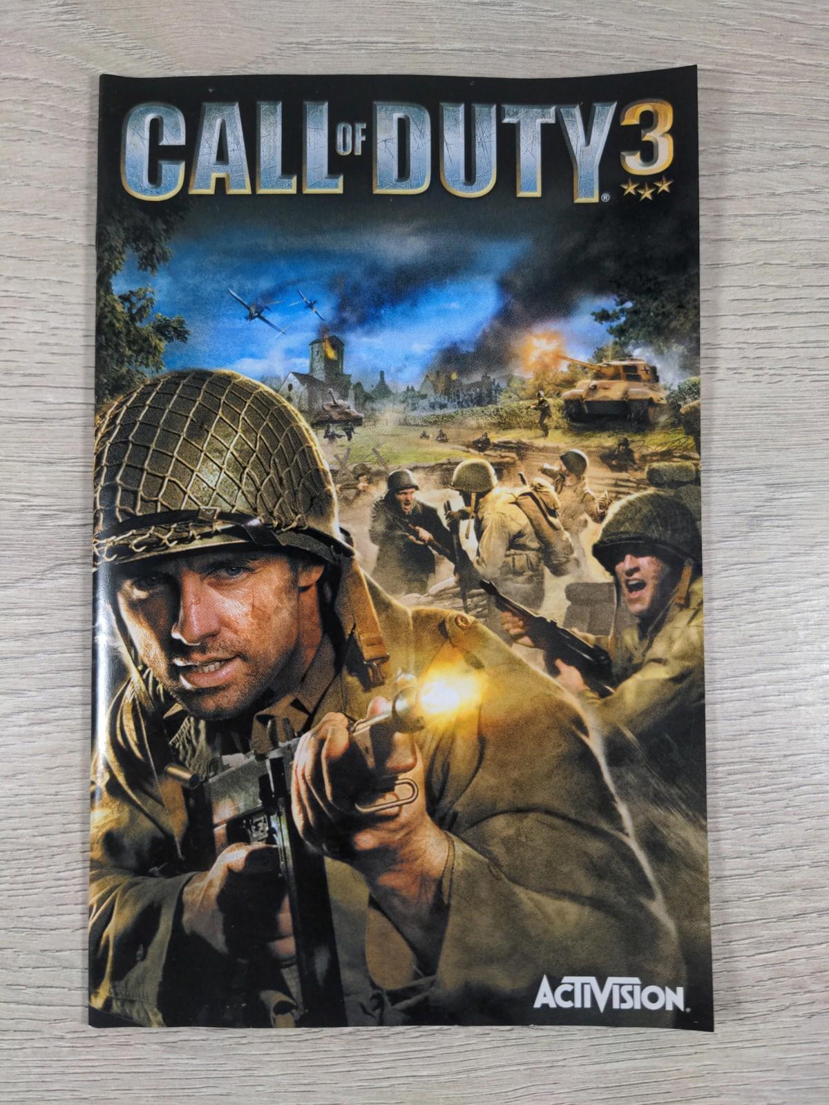 Call of Duty 3 2006 Playstation 2 PS2 Game + Manual Tested & Working