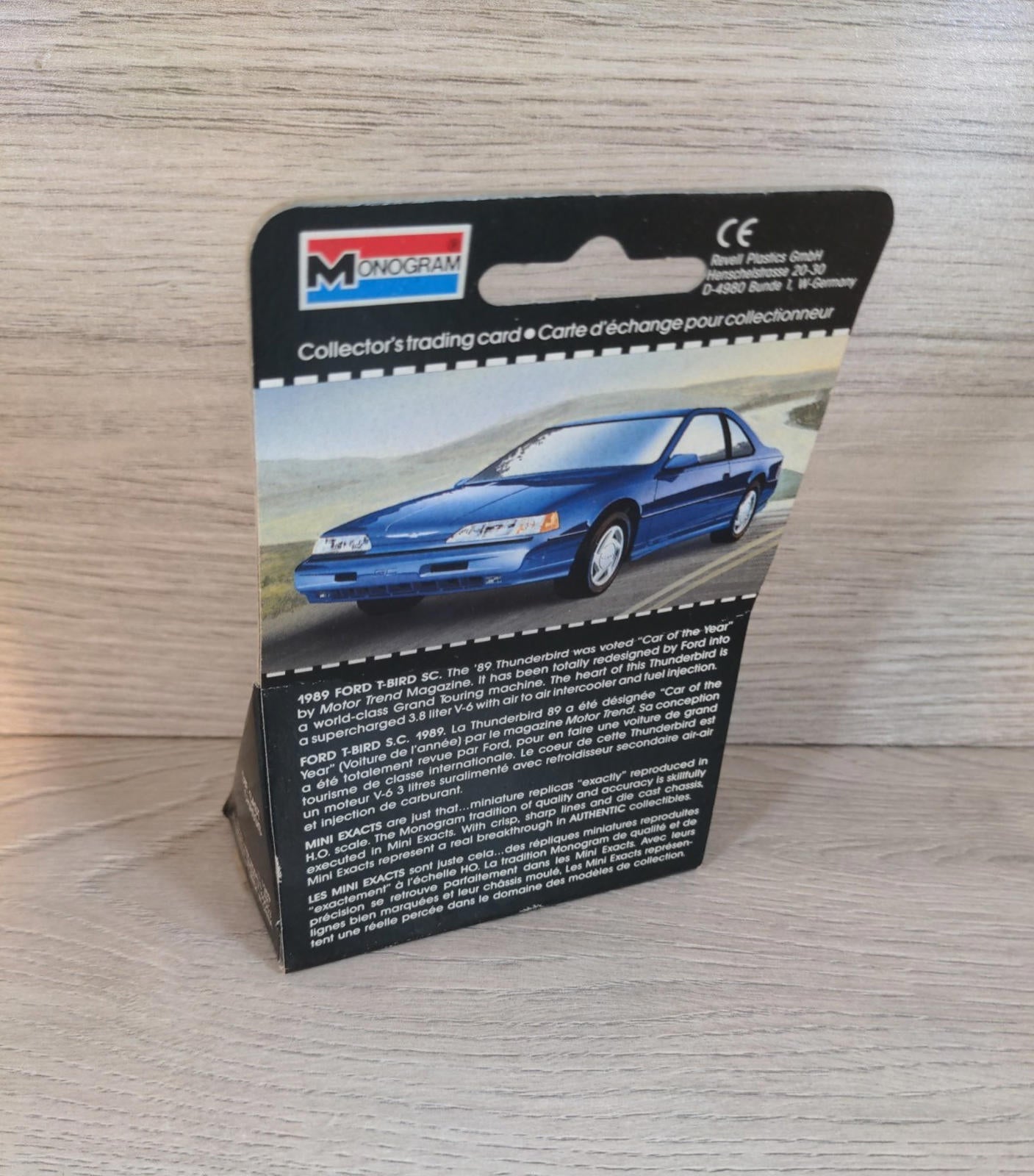 Monogram Mini Exacts 89 Ford T-Bird SC No 2032 Dicast Model Car 1:87 H.O Scale - Retrorama UK