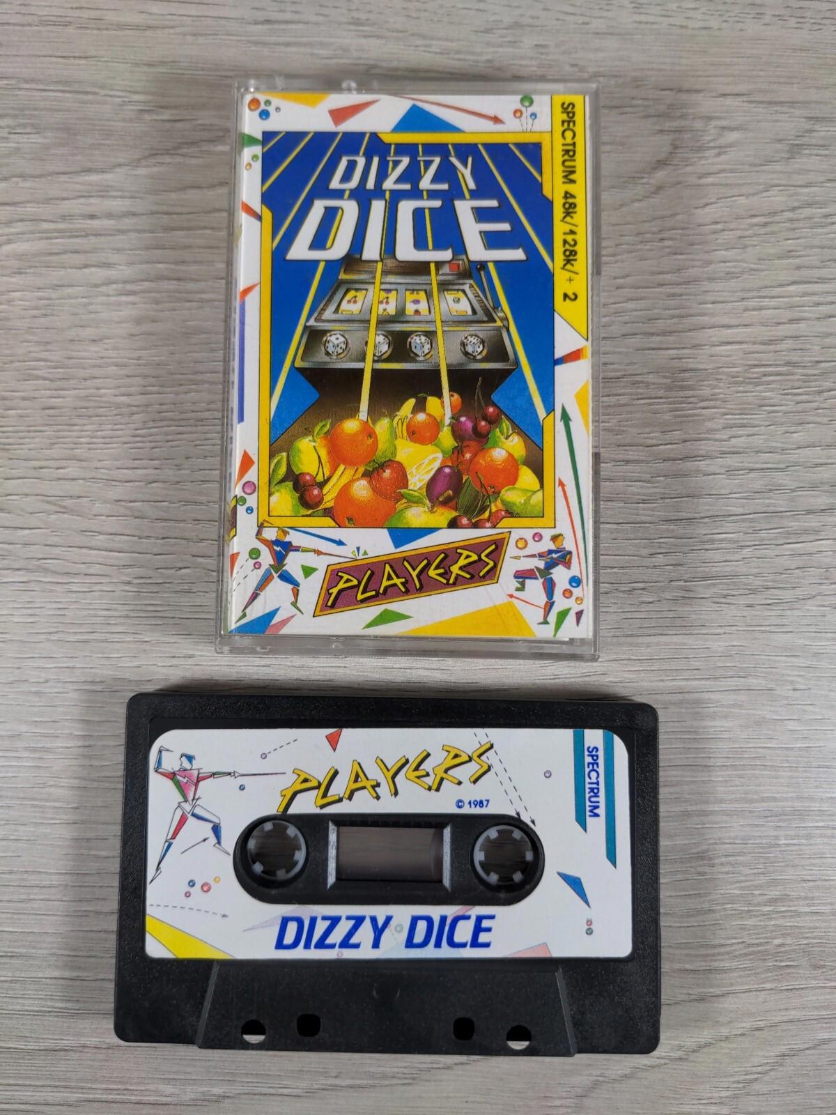 Dizzy Dice ZX Spectrum 48K 128K Video Game Cassette Tested & Working