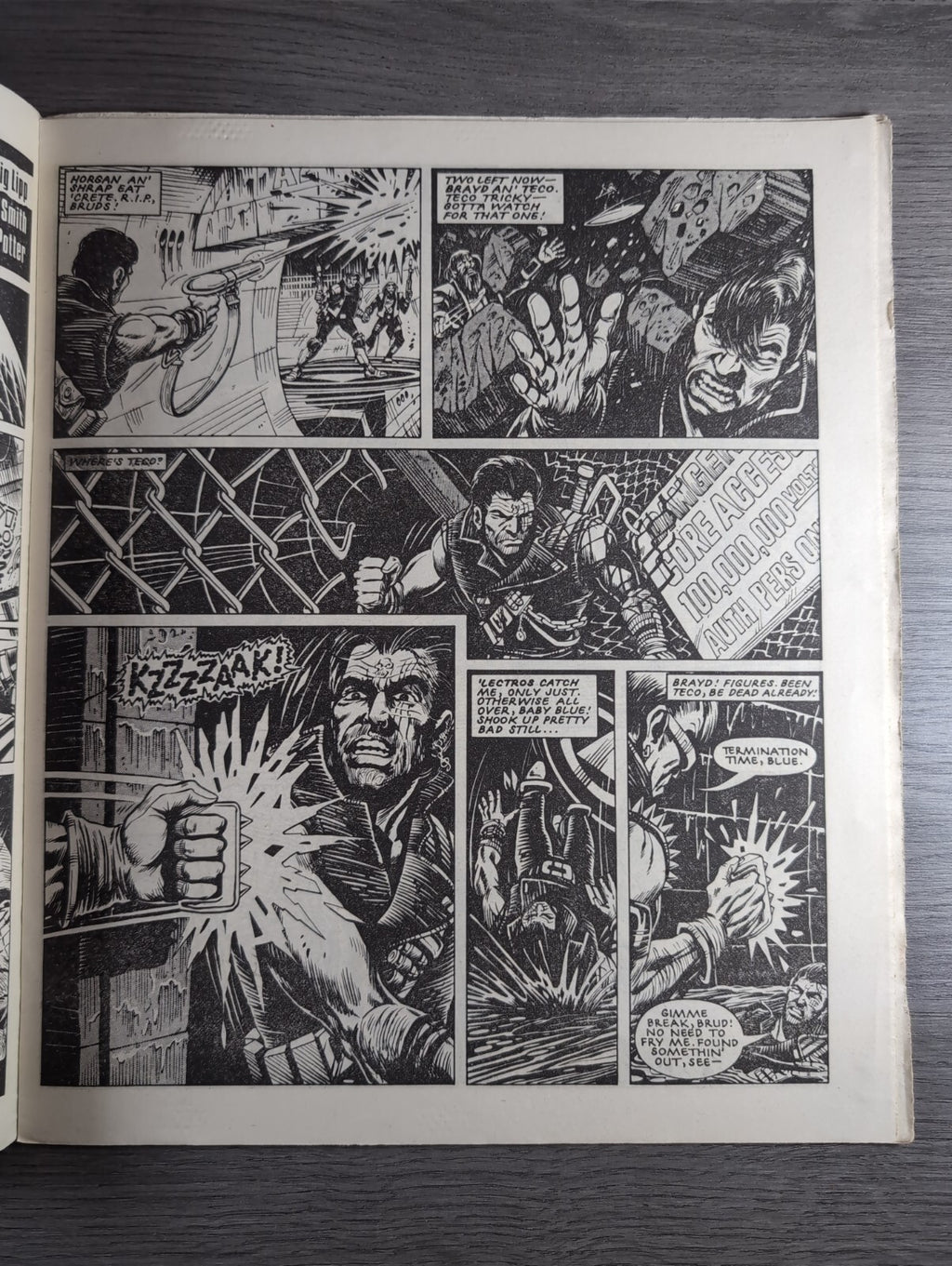 2000AD Prog 476 Featuring Juddge Dread Comic Date 28th June 1986 Vintage Comics