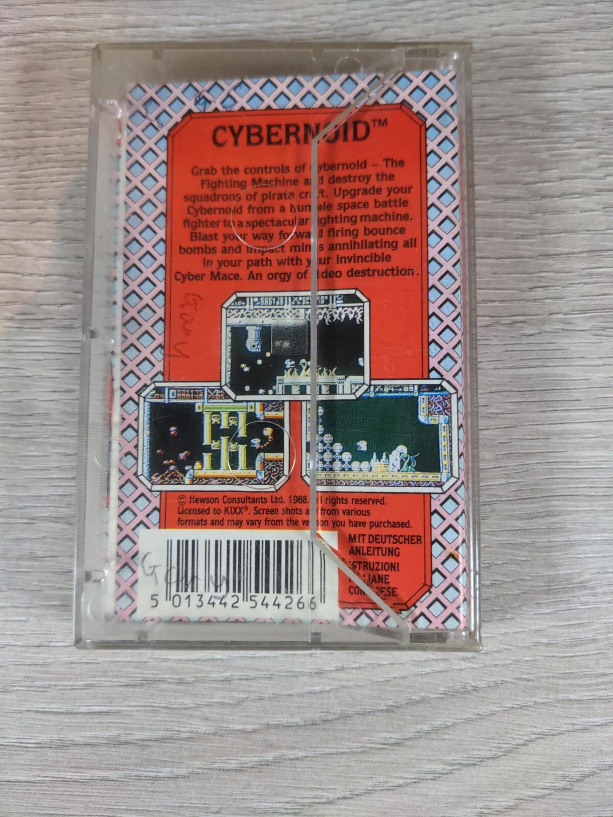 Cybernoid Commodore 64 C64 Game Cassette Tested & Working