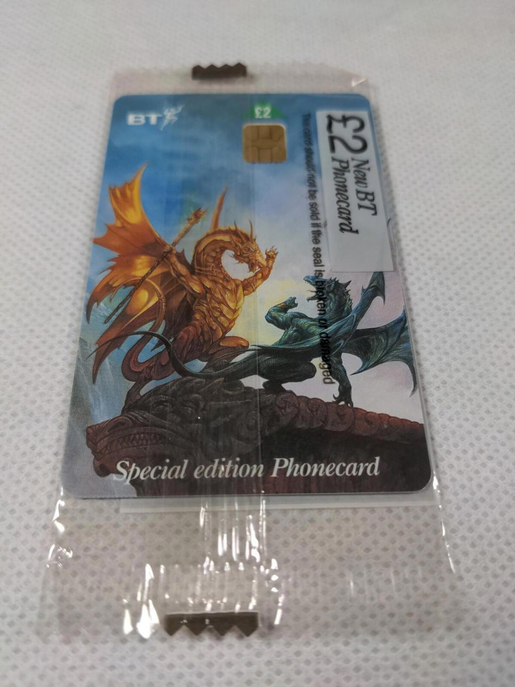 BT Phone Card  Special Edition Unused Vintage £2 Chip Phonecard Unopened Sealed - Retrorama UK