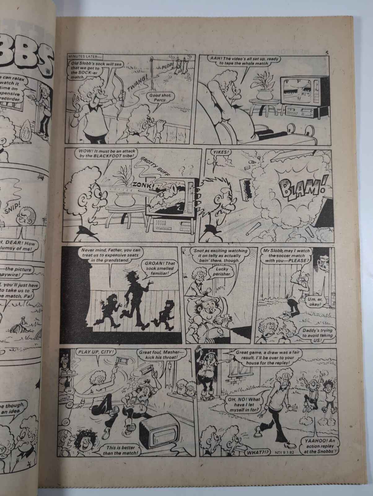 Nutty Comic Featuring Bananaman Issue No. 100 Jan 9th 1982 Vintage Retro Comic