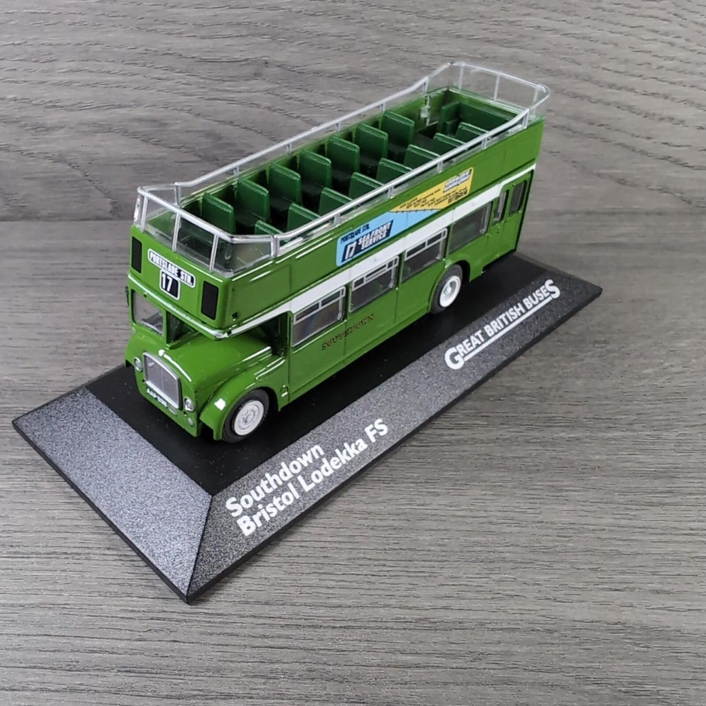 Great British Buses Southdown Bristol Lodekka FS 1:76 Scale Atlas Diecast Model