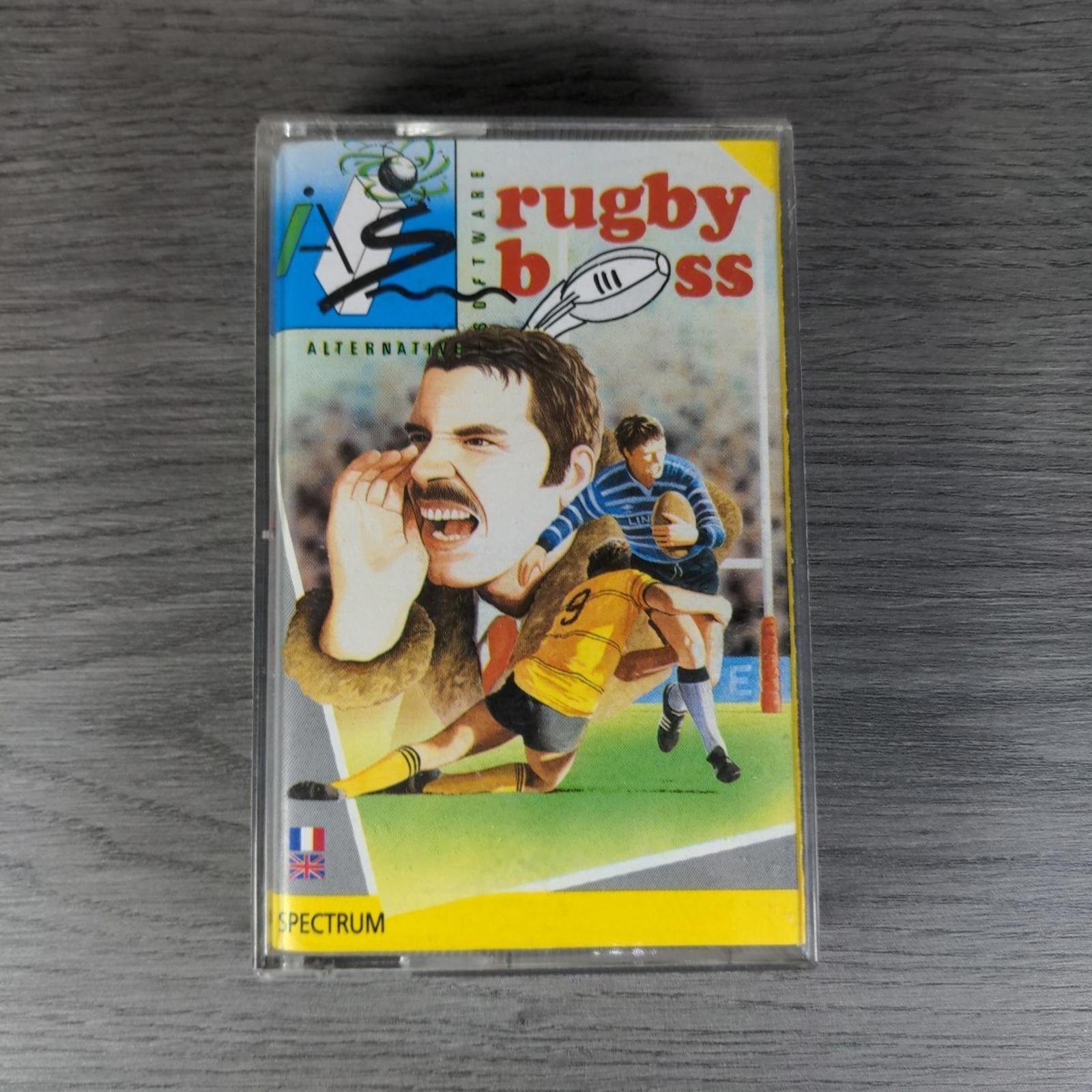 Rugby Boss ZX Spectrum 48/128K Game Cassette Tested & Working