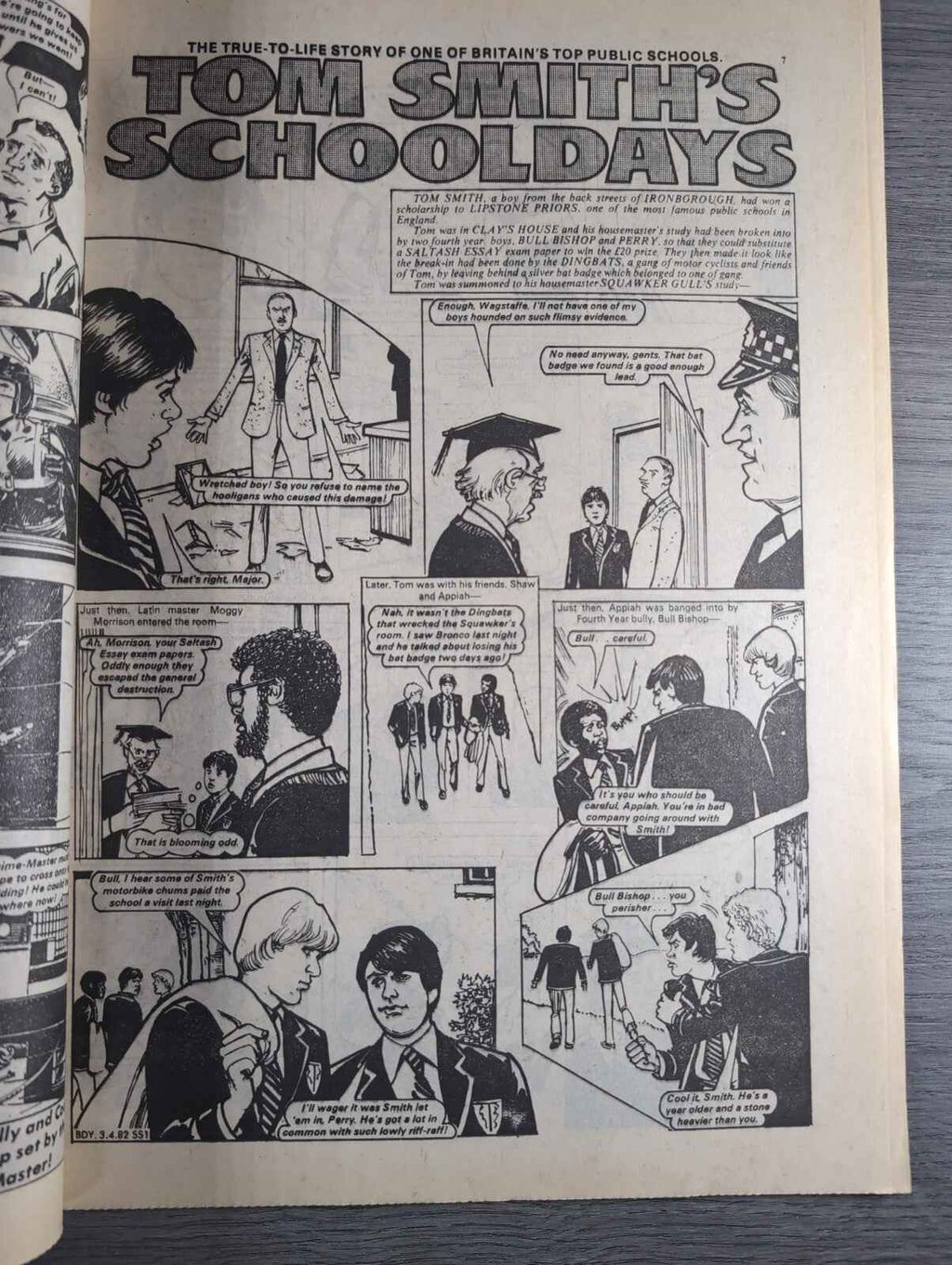 Buddy Comic Issue No 60 3rd April 1982 Vintage Retro Comic