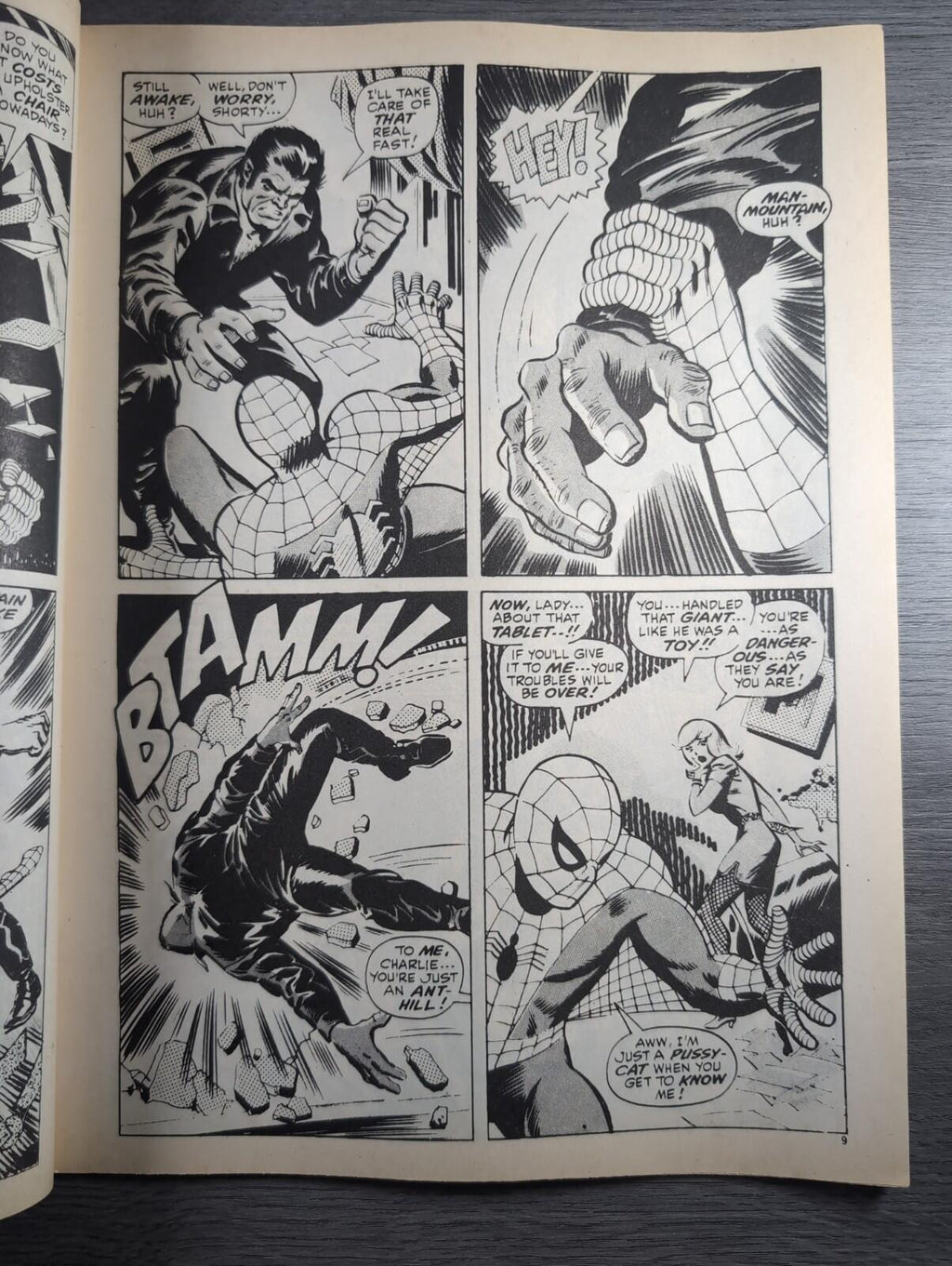 Spider-Man Comics Weekly No 86 Marvel Comics UK 5th October 1974 Vintage Comic