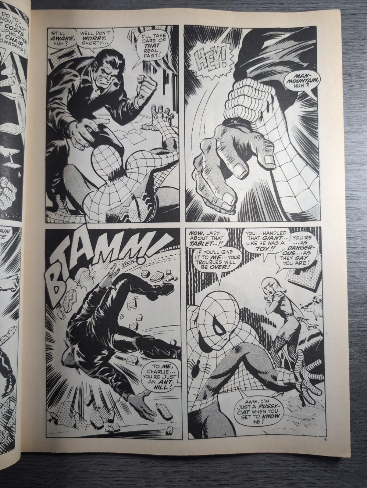 Spider-Man Comics Weekly No 86 Marvel Comics UK 5th October 1974 Vintage Comic
