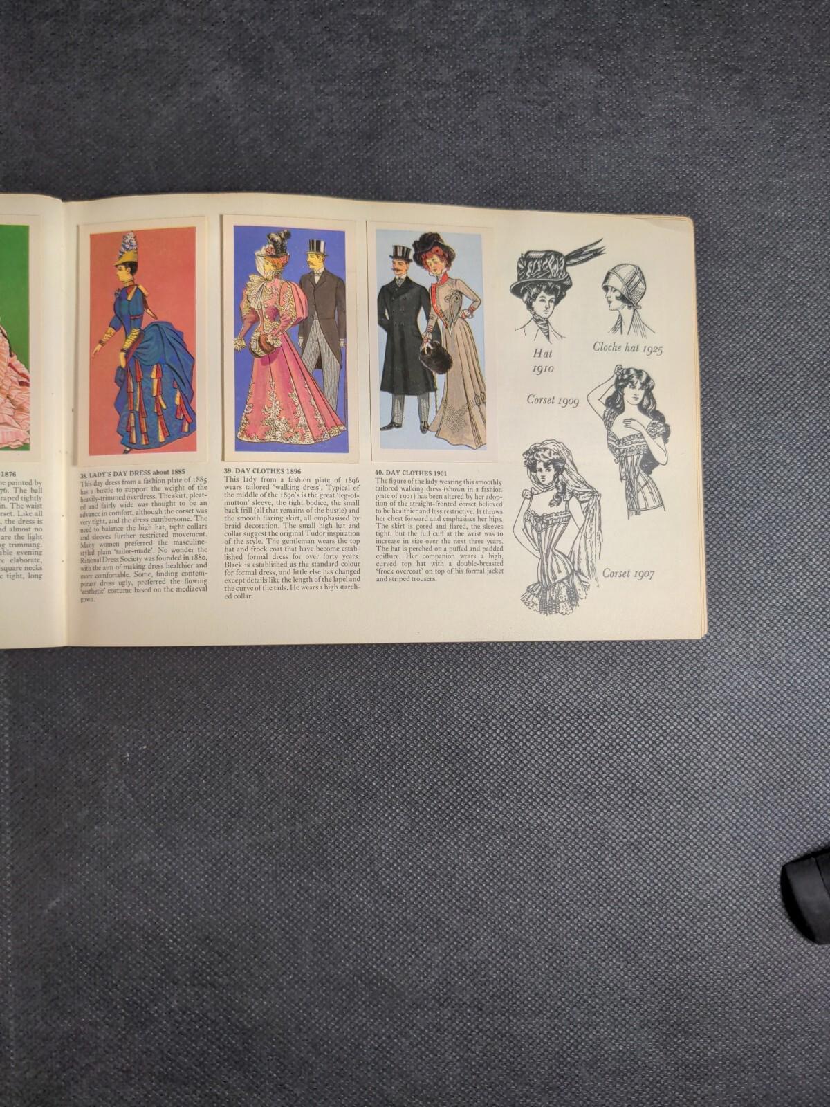 Brooke Bond Tea British Costume Picture Card Album Complete Set