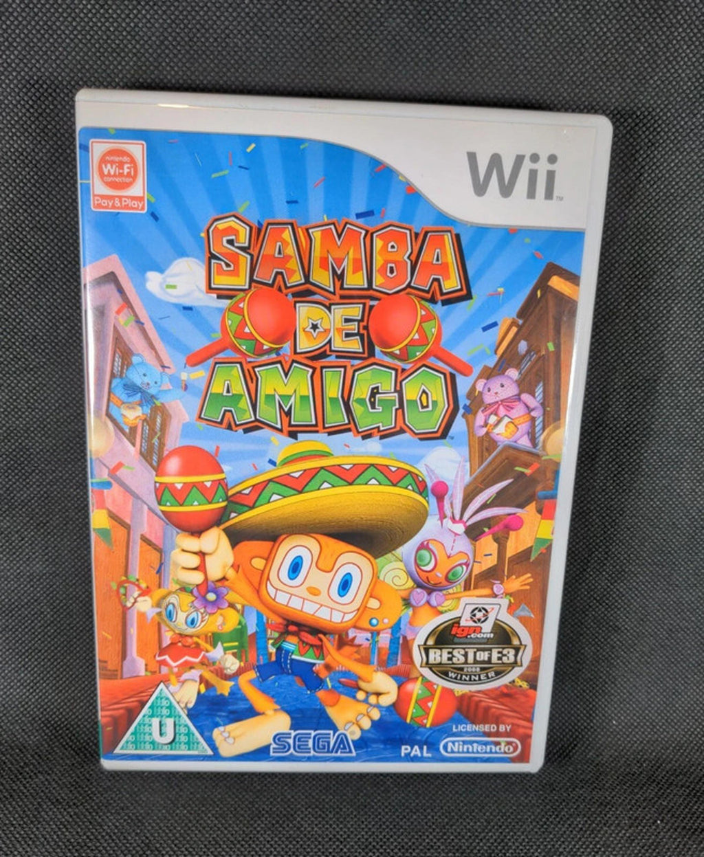 Samba De Amigo Nintendo Wii Rhythm Game Only Very Good Condition