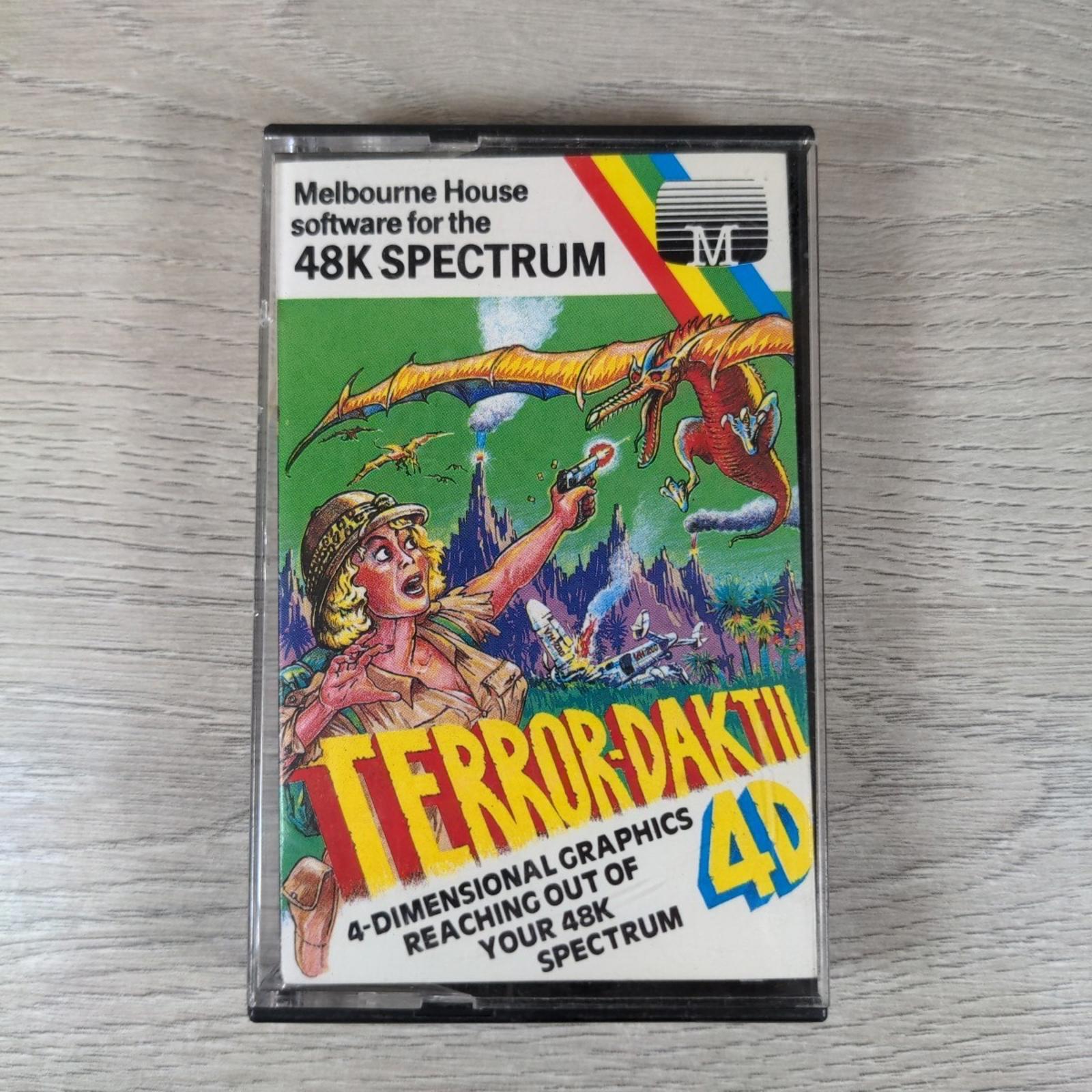 Terror-Daktil 4D ZX Spectrum 48K Game Cassette Melbourne House Tested & Working