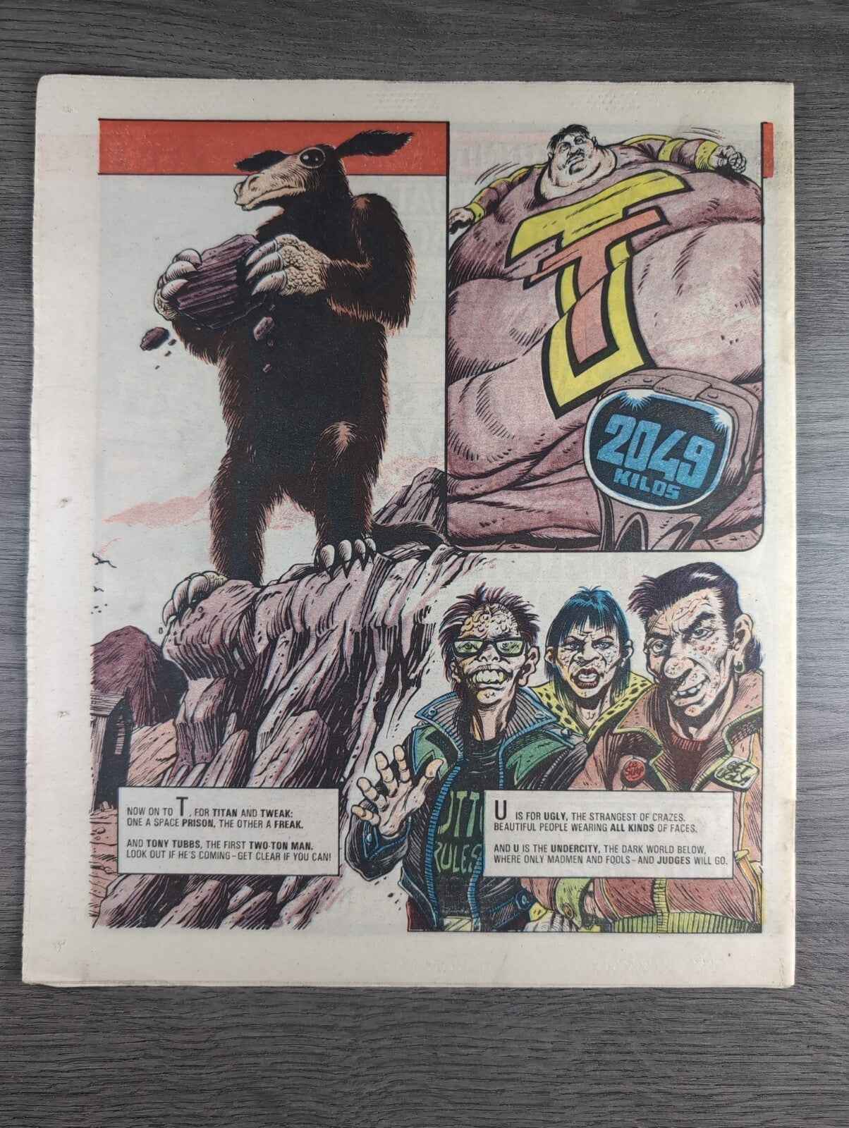 2000AD Prog 510  Featuring Judge Dread Comic 21st Feb 1987 Vintage Retro Comic