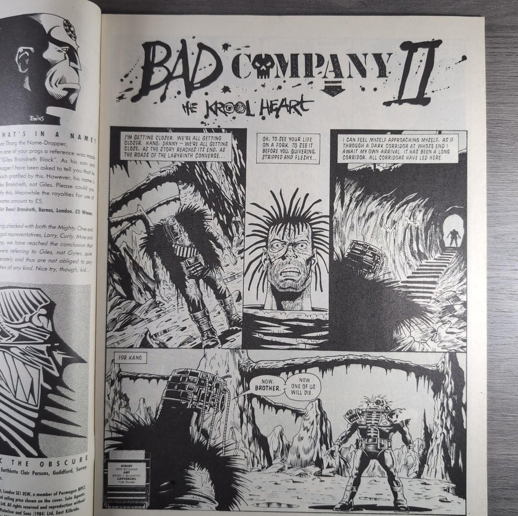 2000AD Prog 584 Featuring Judge Dredd 23rd July 1988 Vintage Comic
