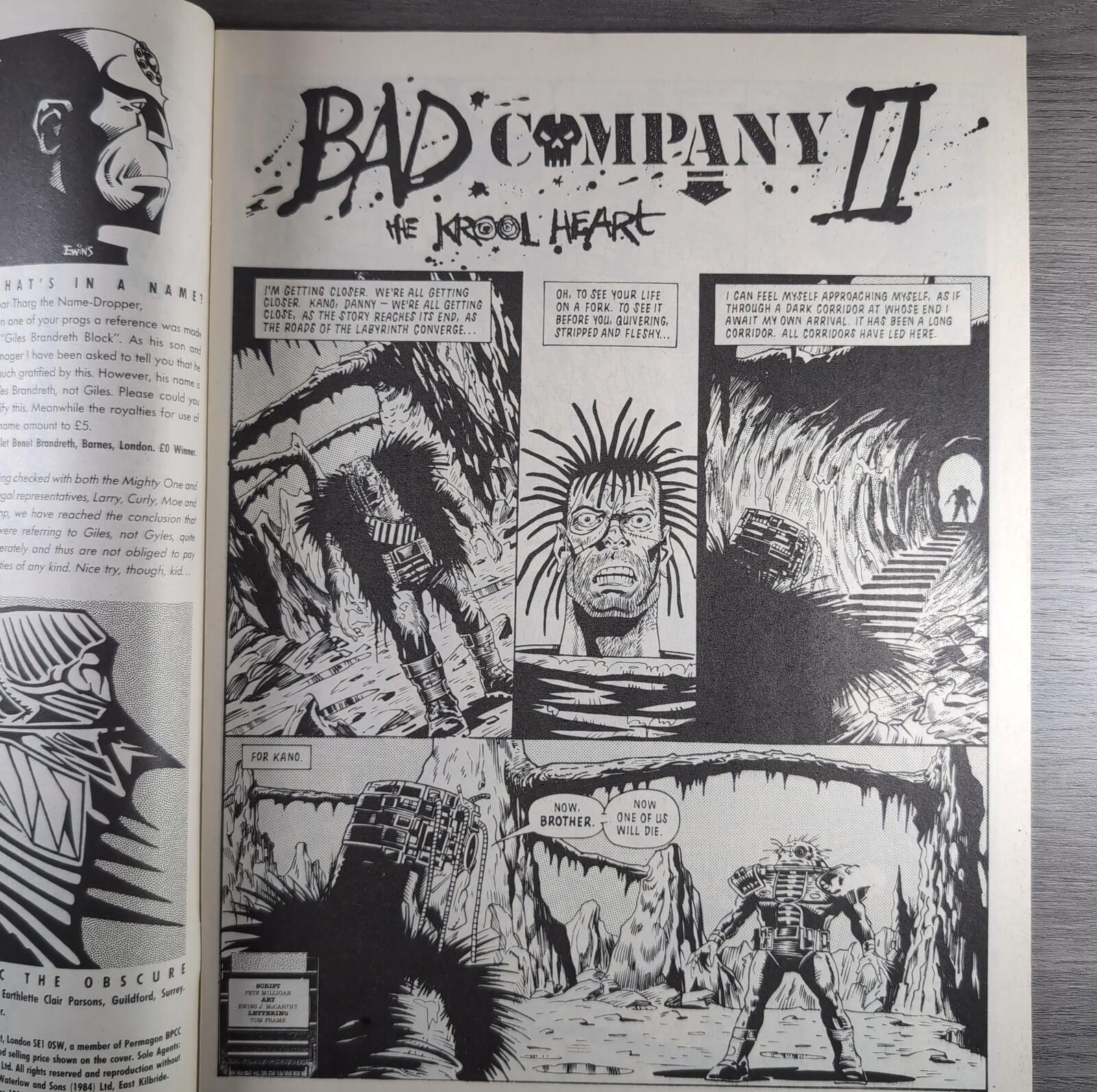 2000AD Prog 584 Featuring Judge Dredd 23rd July 1988 Vintage Comic